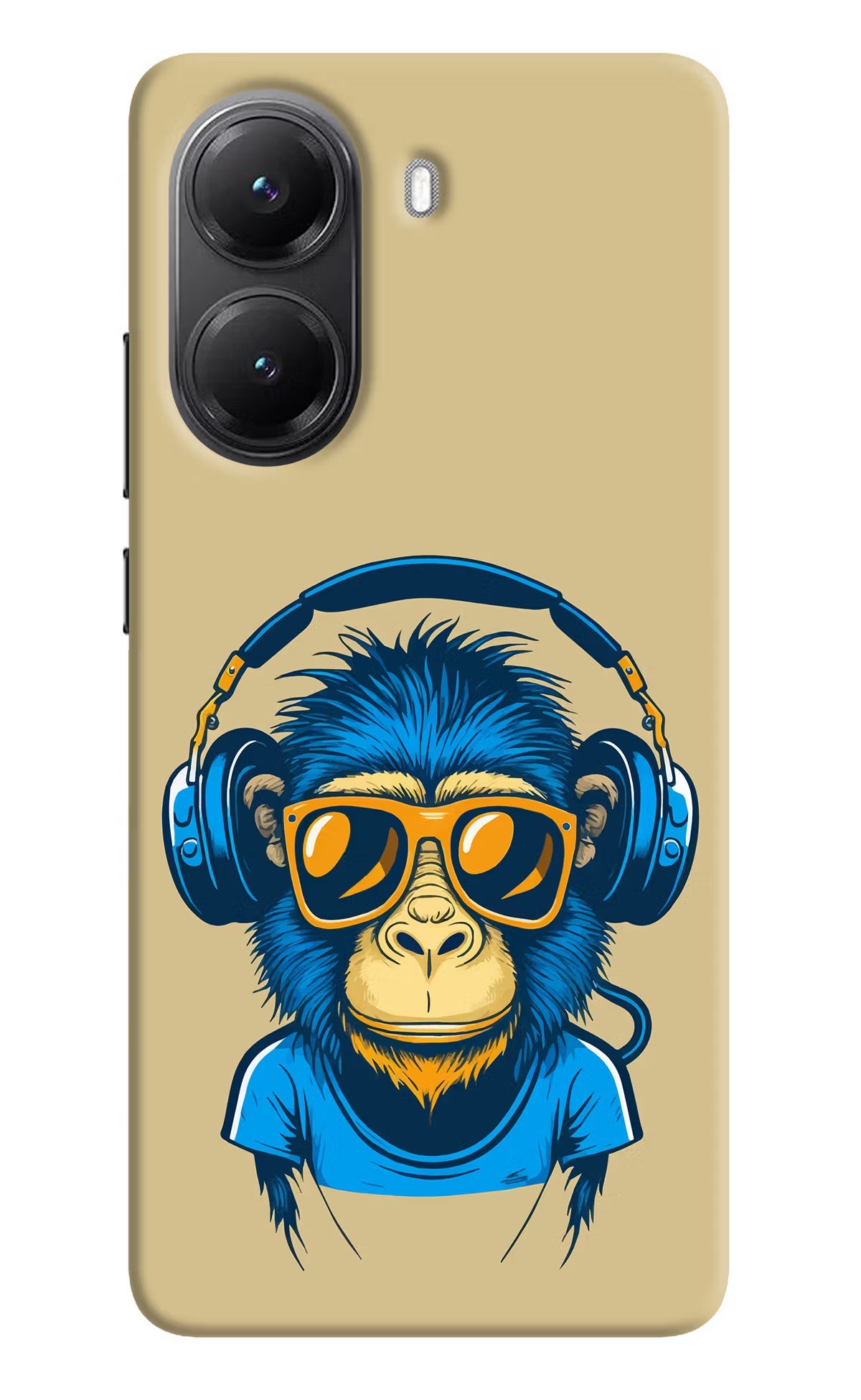 Monkey Headphone POCO X7 Pro 5G Back Cover Hard Case - Hello Swanky