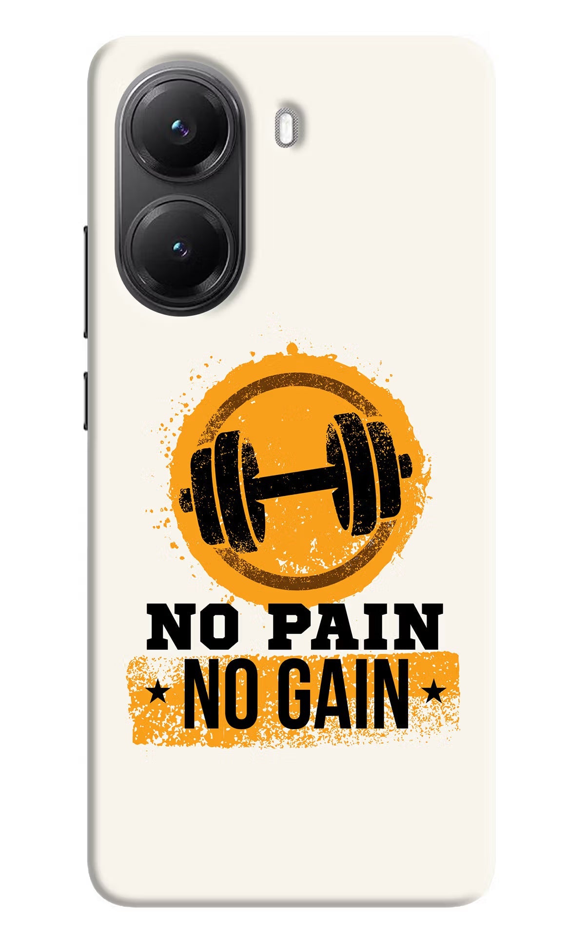 No Pain No Gain POCO X7 Pro 5G Back Cover Hard Case - Hello Swanky