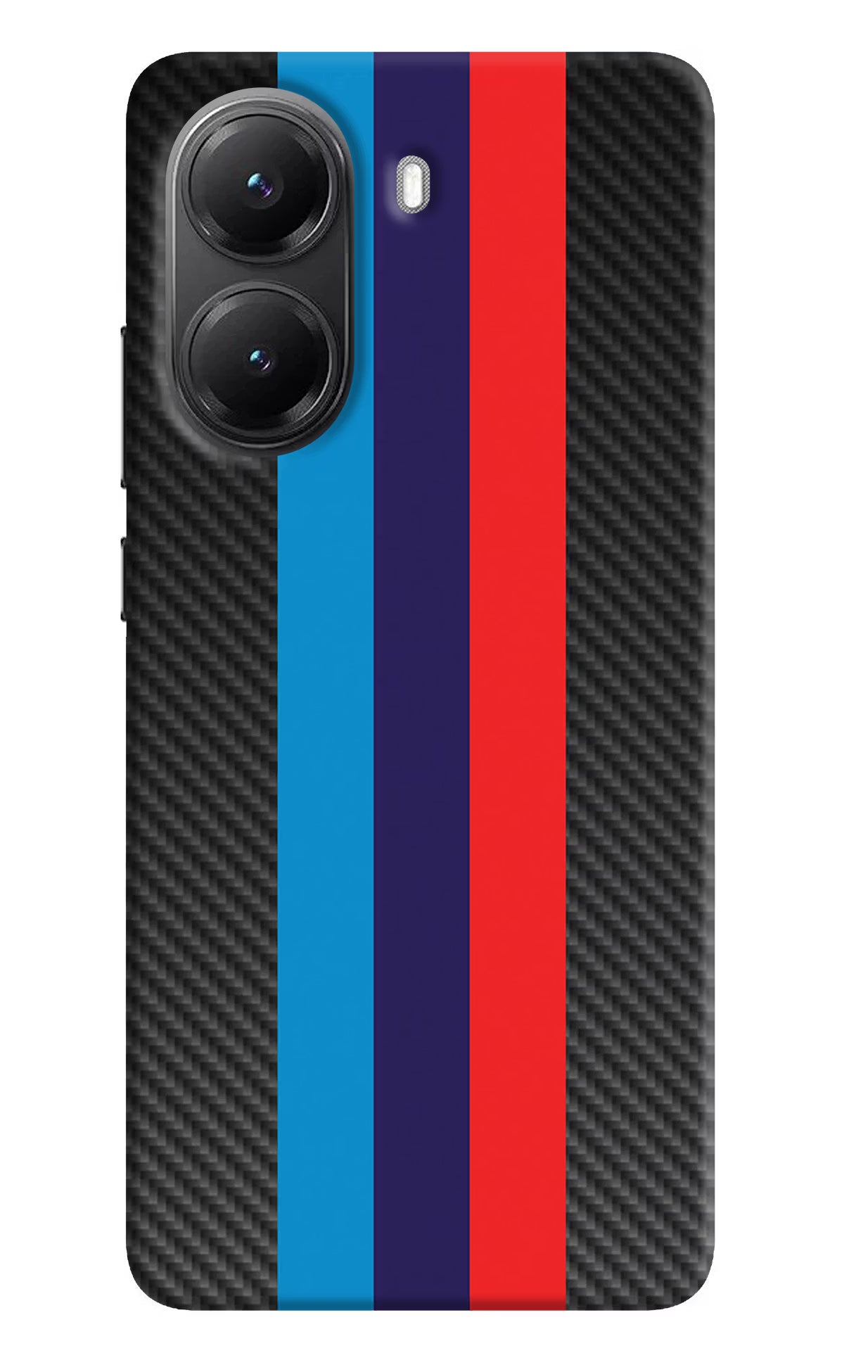 BMW Stripes Pattern POCO X7 Pro 5G Back Cover Hard Case - Hello Swanky