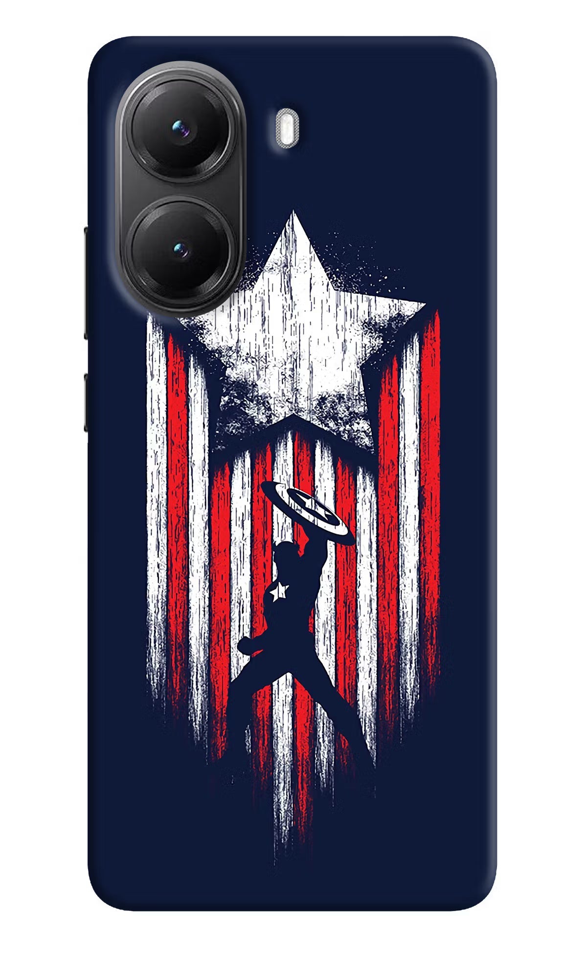 Captain America Marvel Art POCO X7 Pro 5G Back Cover Hard Case - Hello Swanky