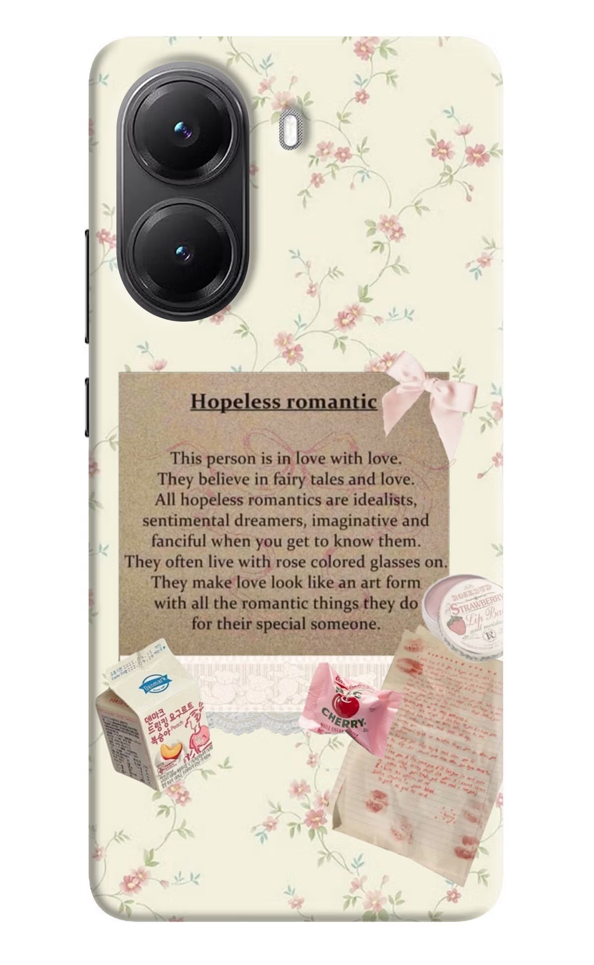 Hopeless Romantic POCO X7 Pro 5G Back Cover Hard Case - Hello Swanky