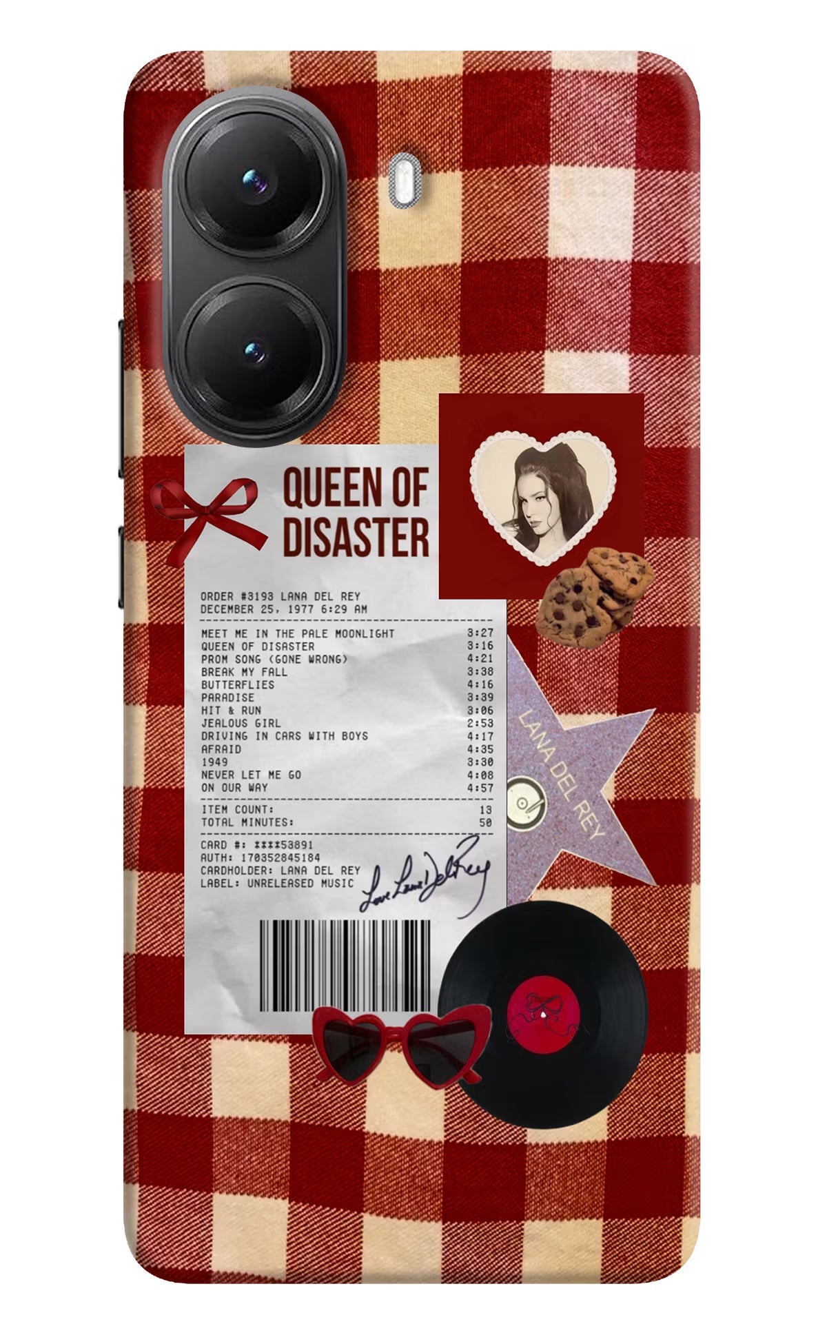 Queen of Disaster POCO X7 Pro 5G Back Cover Hard Case - Hello Swanky