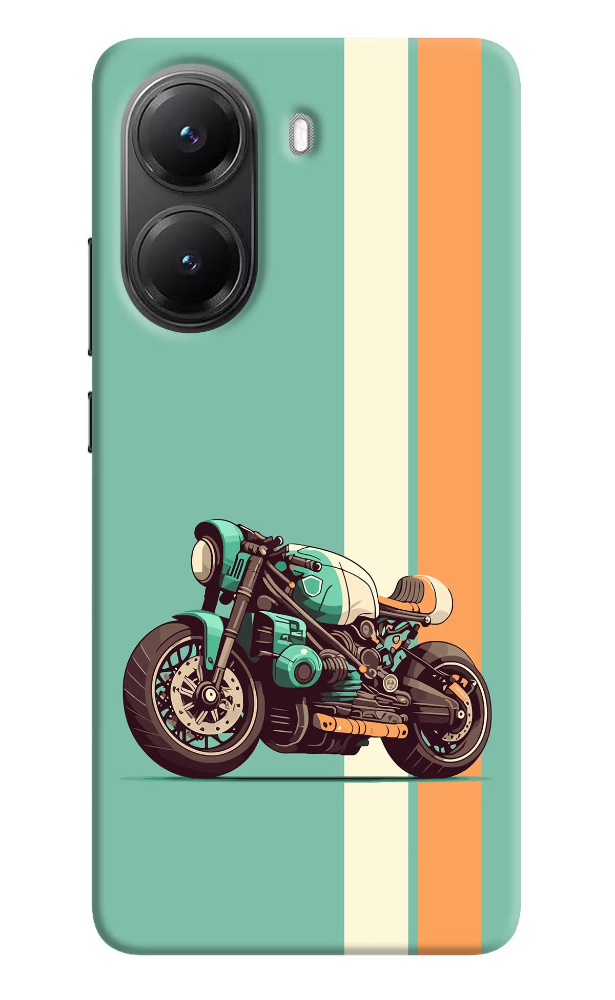 Striped Moto Drift POCO X7 Pro 5G Back Cover Hard Case - Hello Swanky