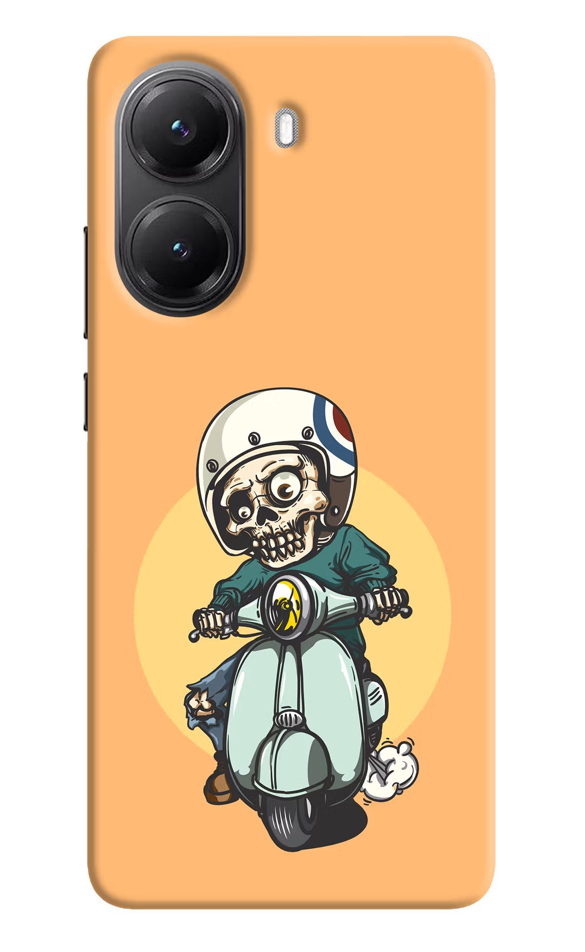 Undead Biker POCO X7 Pro 5G Back Cover Hard Case - Hello Swanky