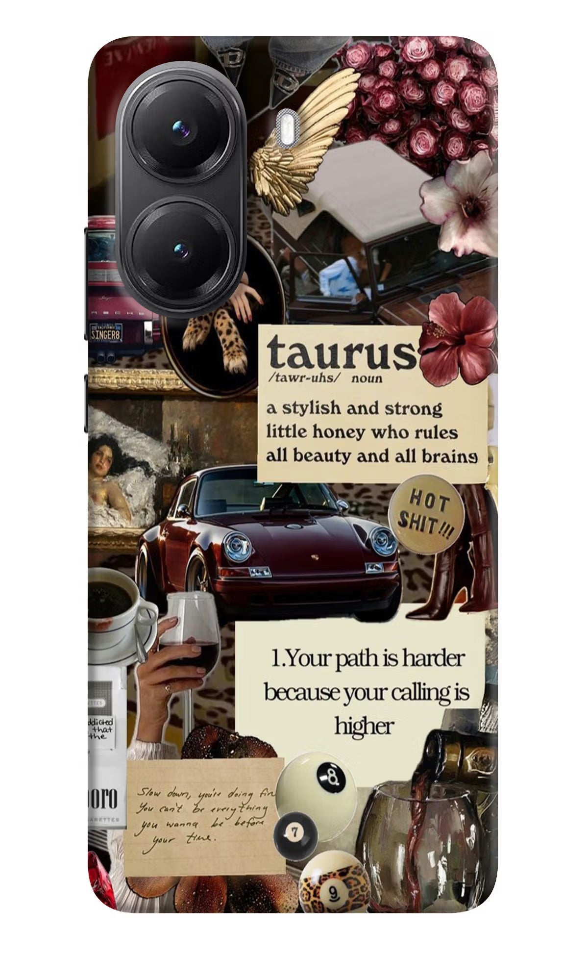 Taurus Zodiac POCO X7 Pro 5G Back Cover Hard Case - Hello Swanky