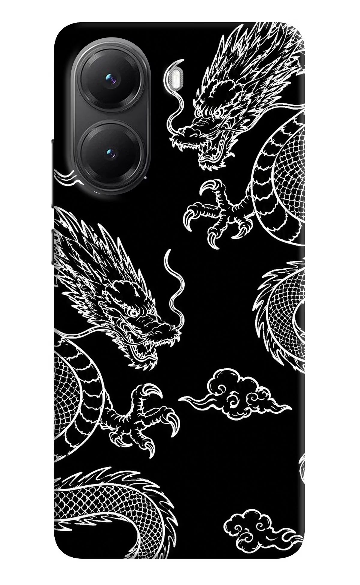 Twin Dragons POCO X7 Pro 5G Back Cover Hard Case - Hello Swanky