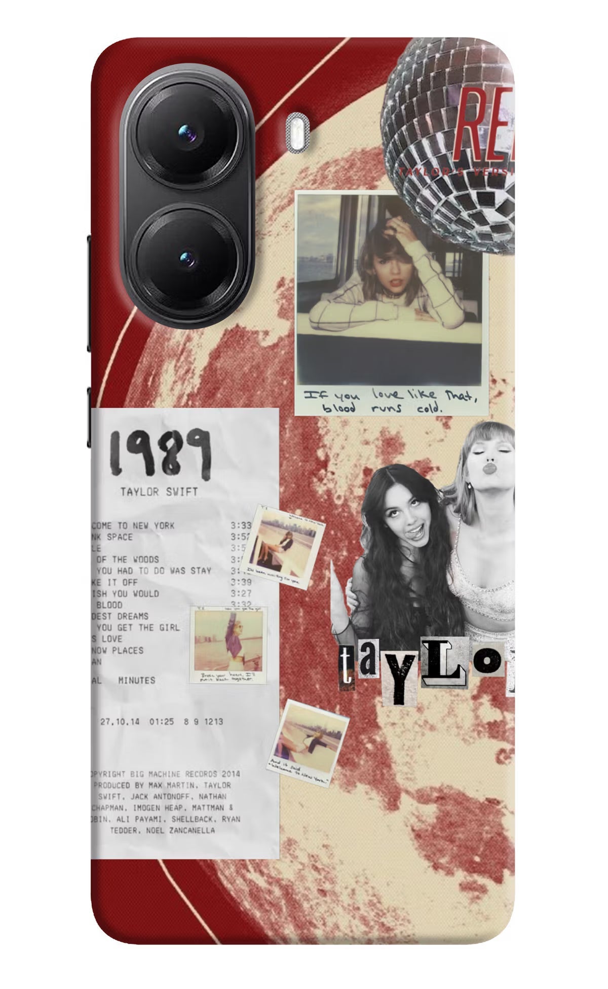Taylor Swift POCO X7 Pro 5G Back Cover Hard Case - Hello Swanky