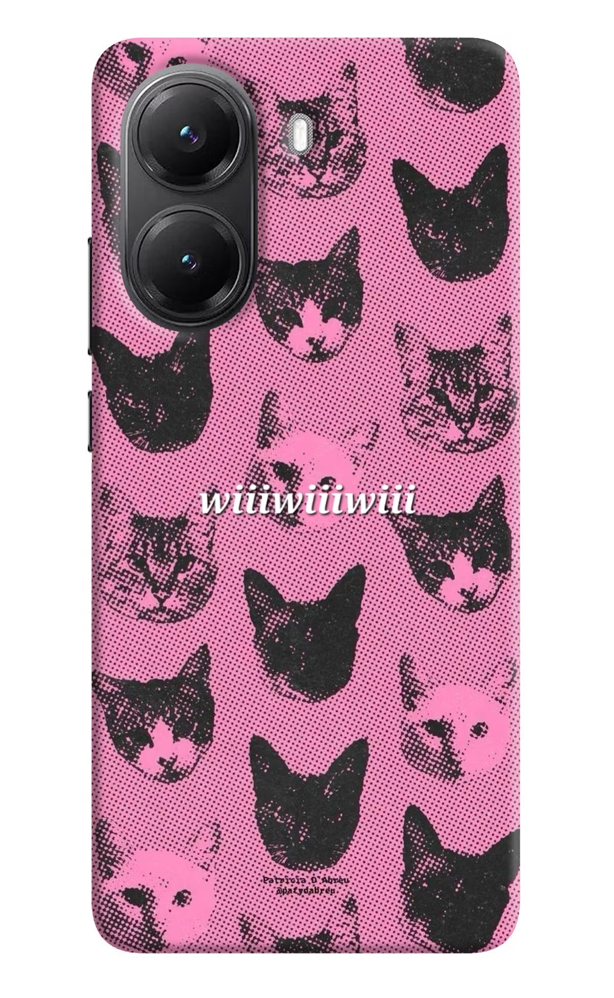 Pink Cats POCO X7 Pro 5G Back Cover Hard Case - Hello Swanky