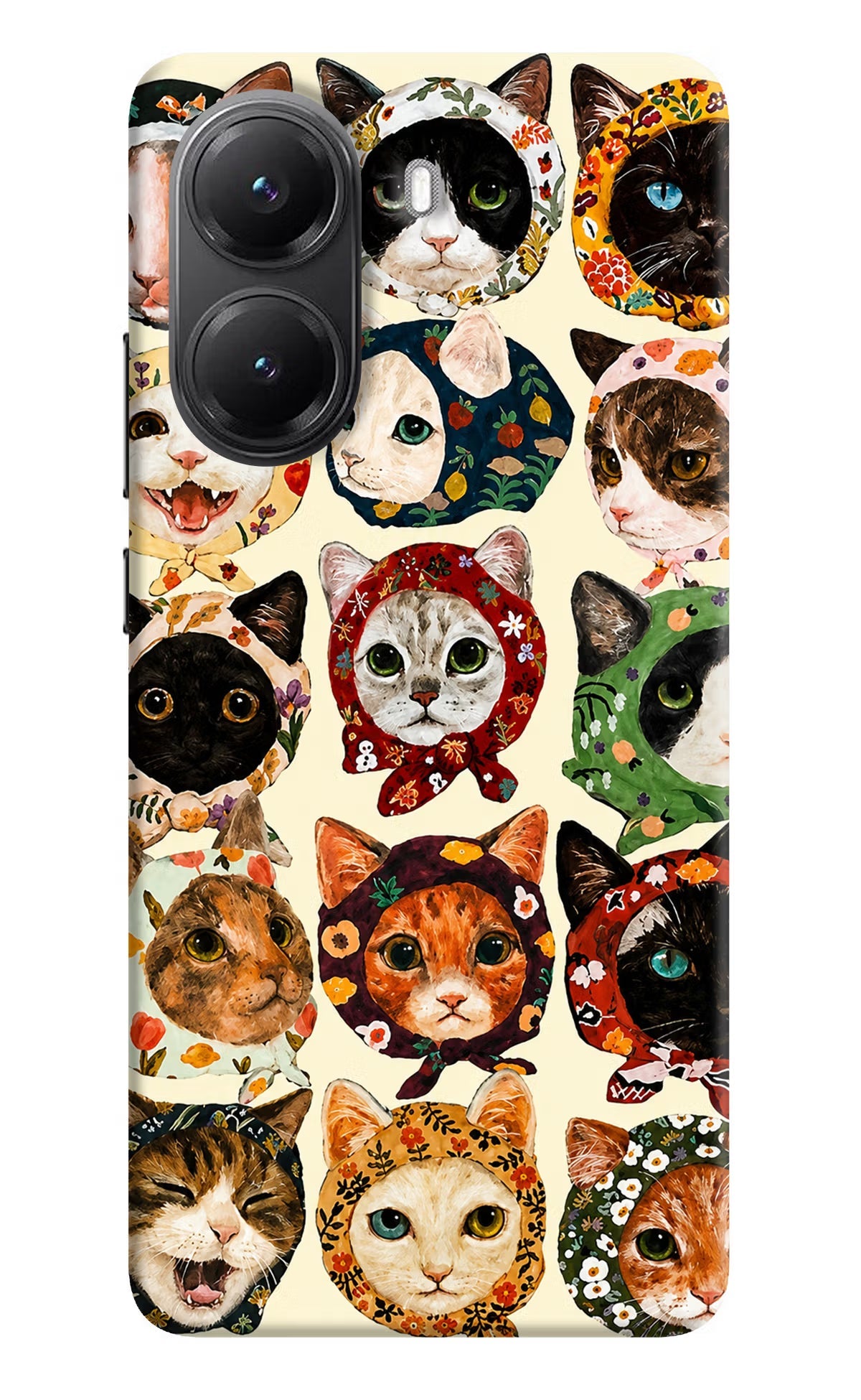Cool Cat POCO X7 Pro 5G Back Cover Hard Case - Hello Swanky