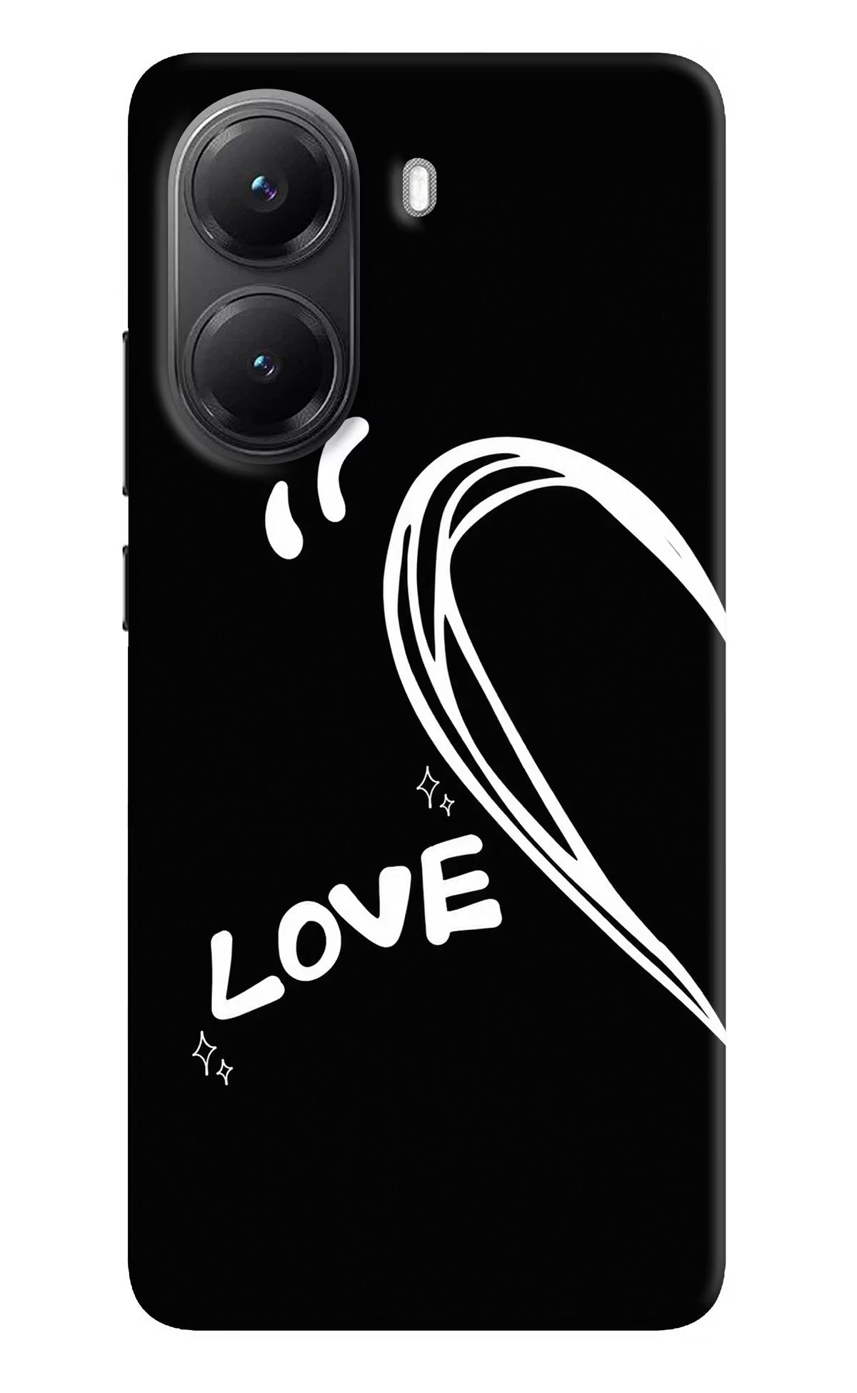 Love Line POCO X7 Pro 5G Back Cover Hard Case - Hello Swanky