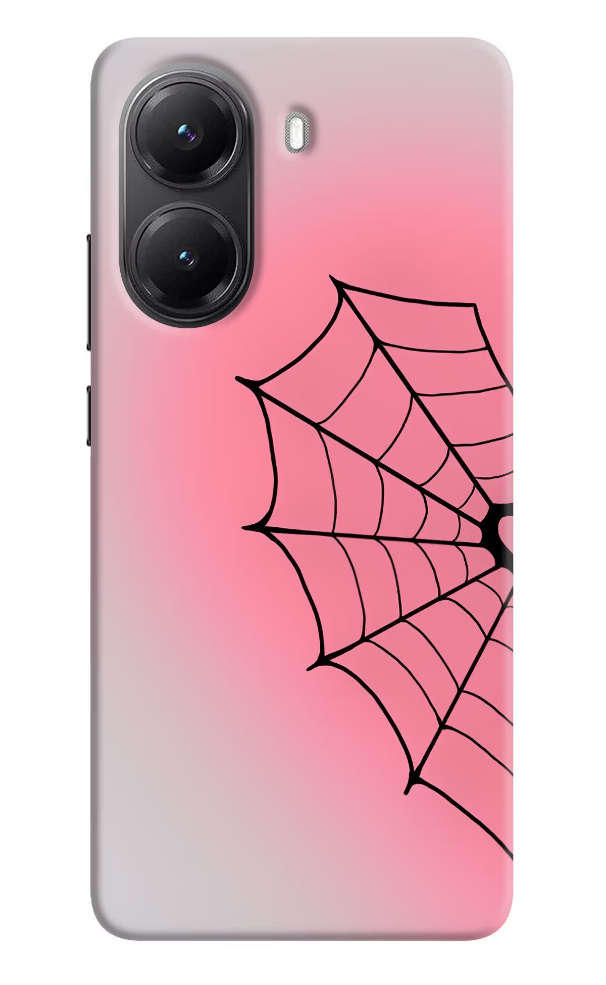 Pink Web POCO X7 Pro 5G Back Cover Hard Case - Hello Swanky