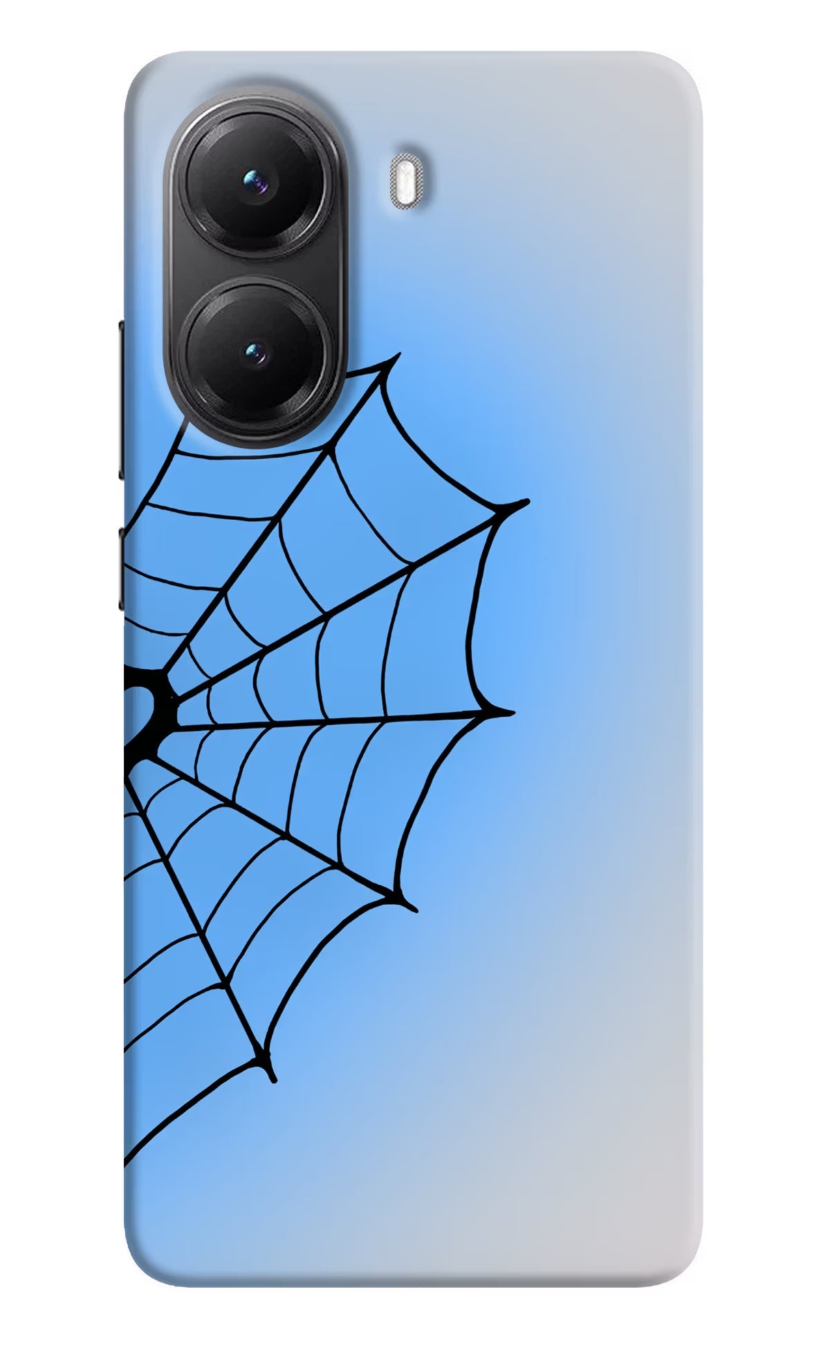 Blue Web POCO X7 Pro 5G Back Cover Hard Case - Hello Swanky