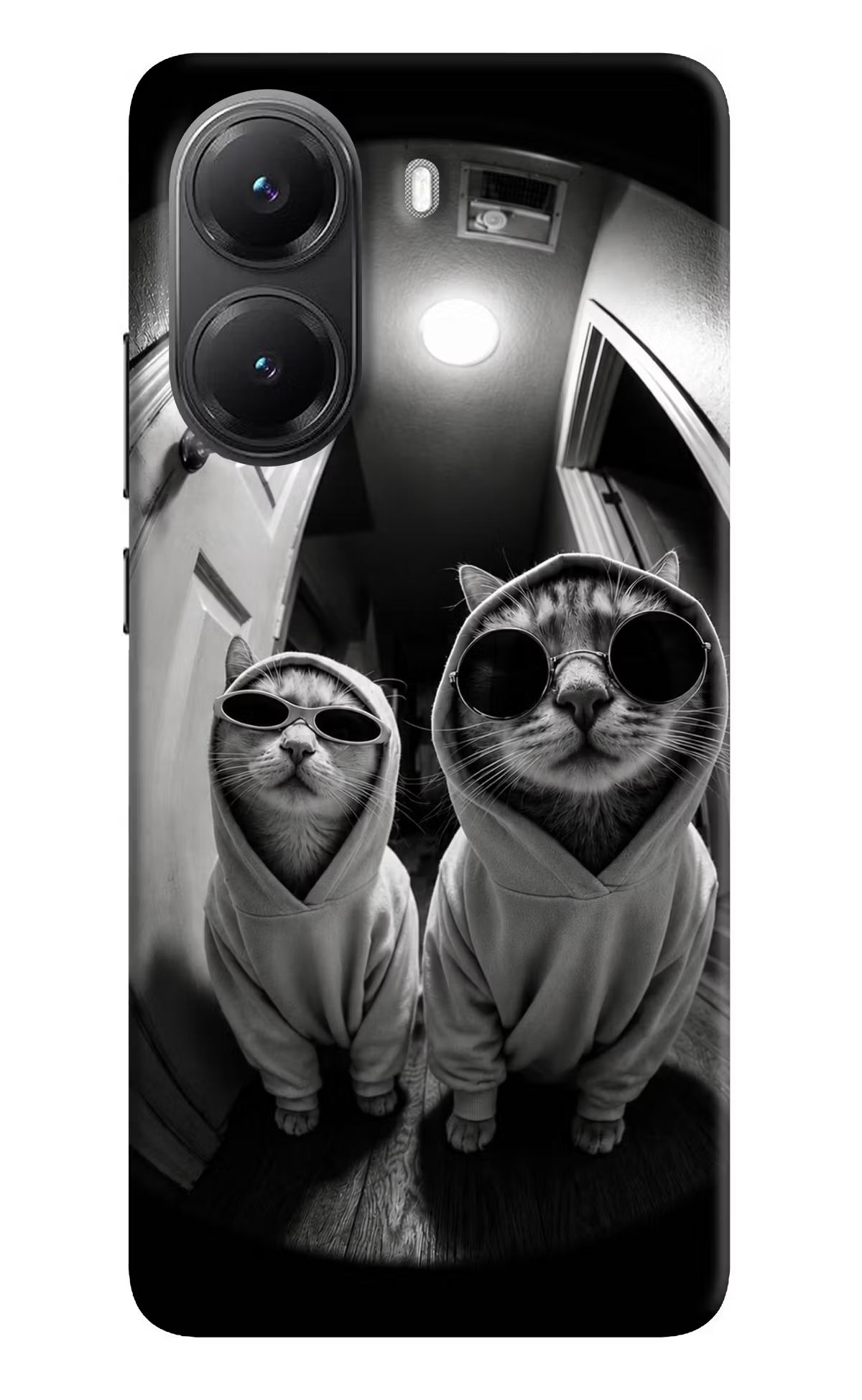 Hood Cats POCO X7 Pro 5G Back Cover Hard Case - Hello Swanky