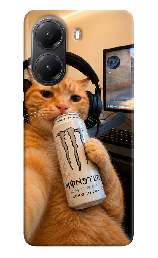 Gamer Cat Energy POCO X7 Pro 5G Back Cover Hard Case - Hello Swanky