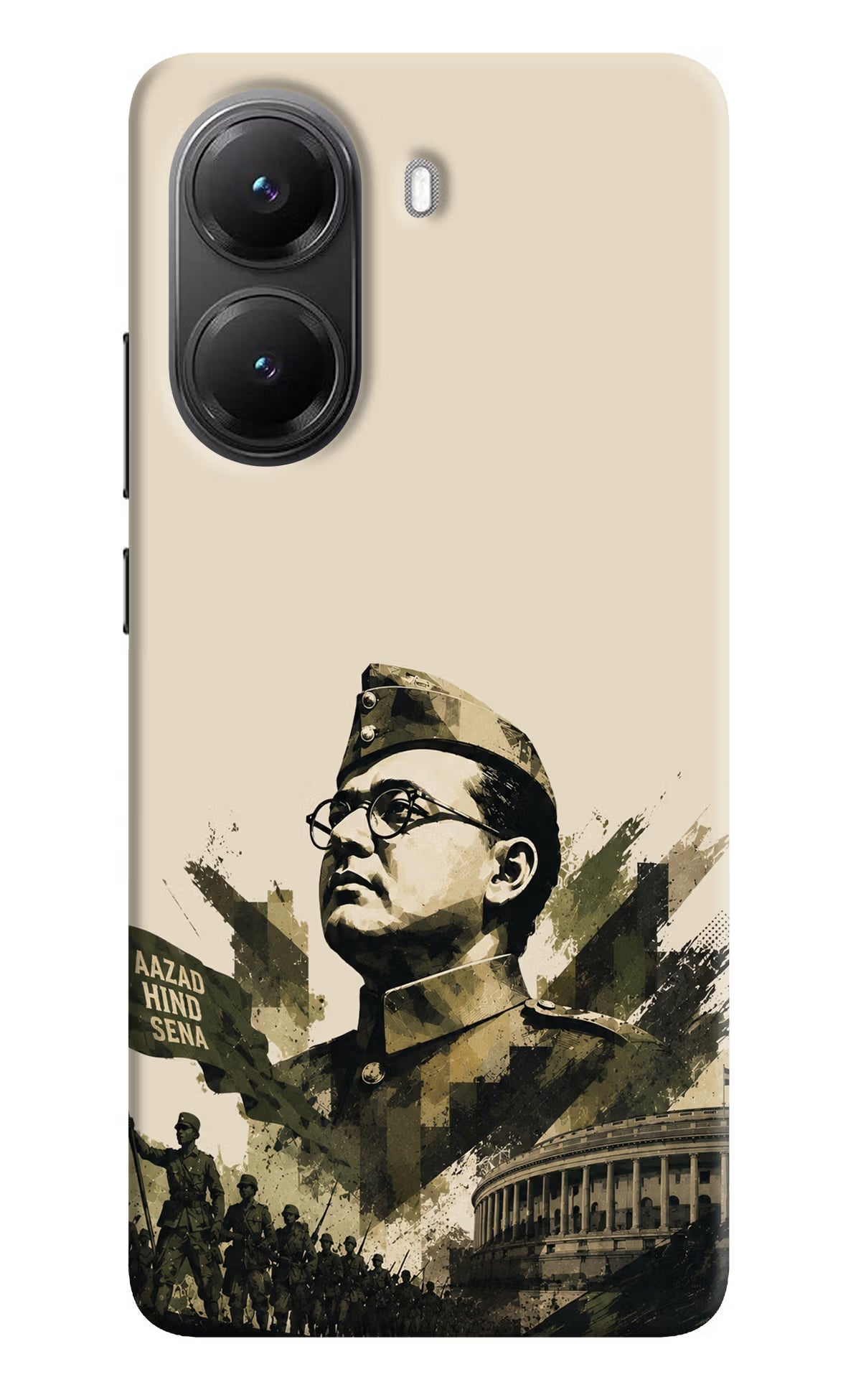 Netaji Rising POCO X7 Pro 5G Back Cover Hard Case - Hello Swanky