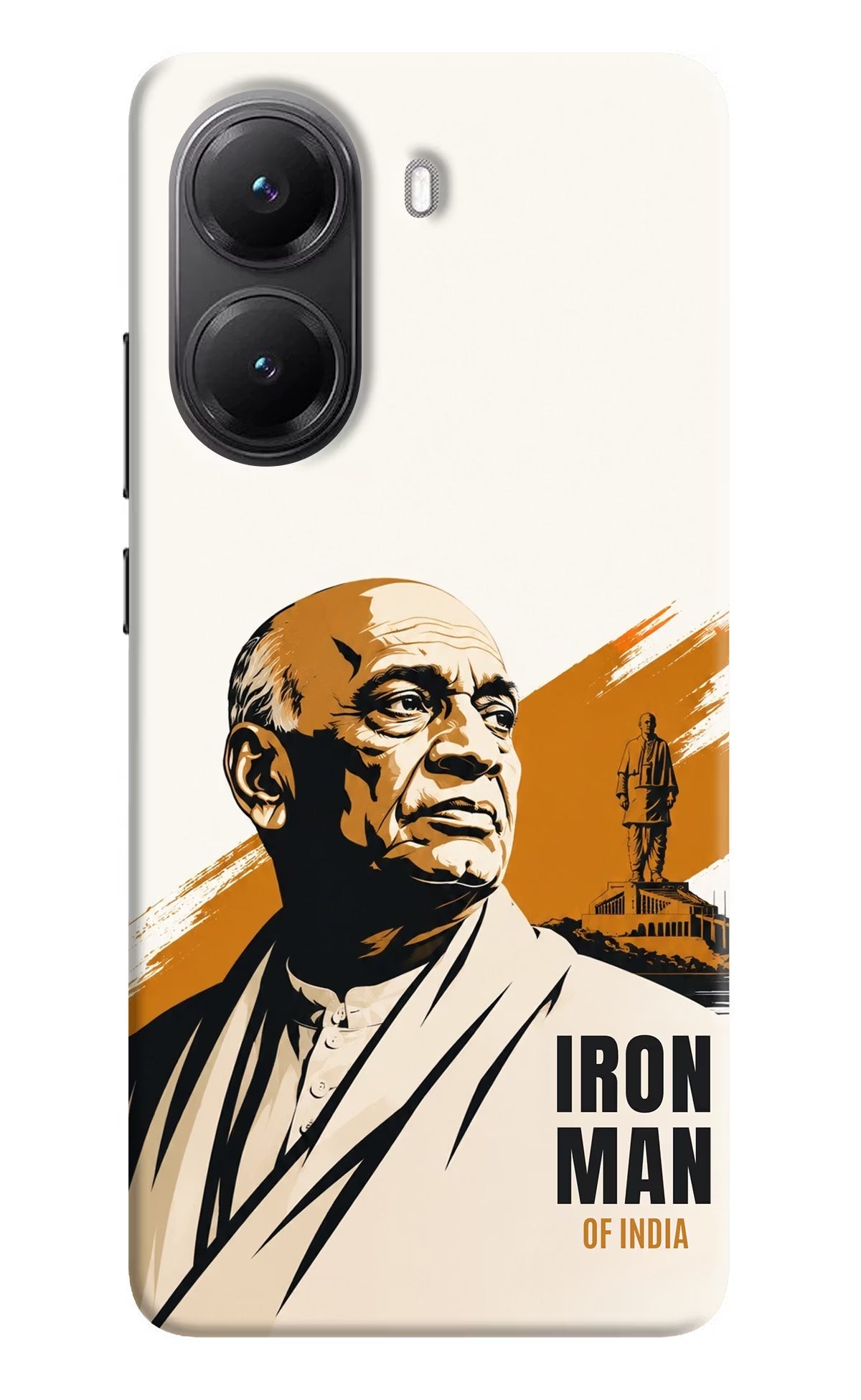 Sardar Patel Iron Will POCO X7 Pro 5G Back Cover Hard Case - Hello Swanky