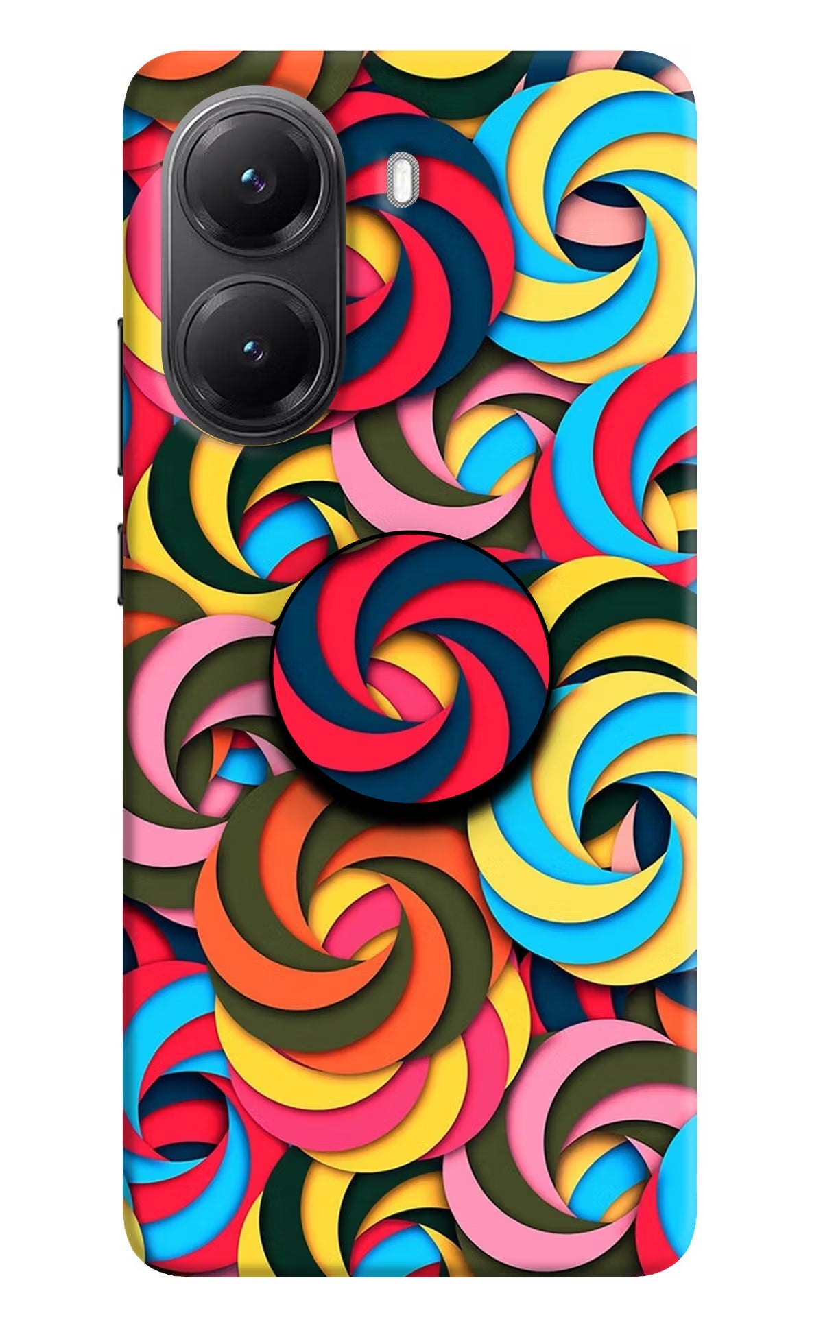Spiral Pattern POCO X7 Pro 5G Pop Case - Hello Swanky