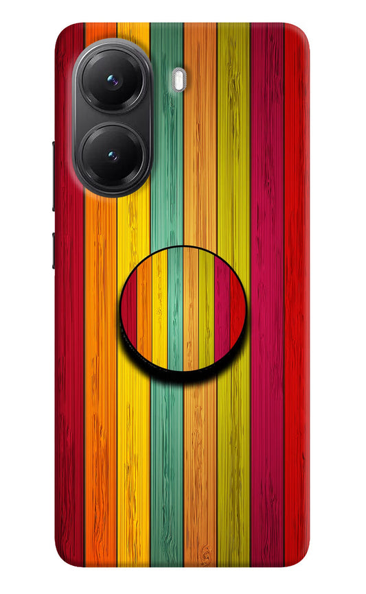 Multicolor Wooden POCO X7 Pro 5G Pop Case - Hello Swanky