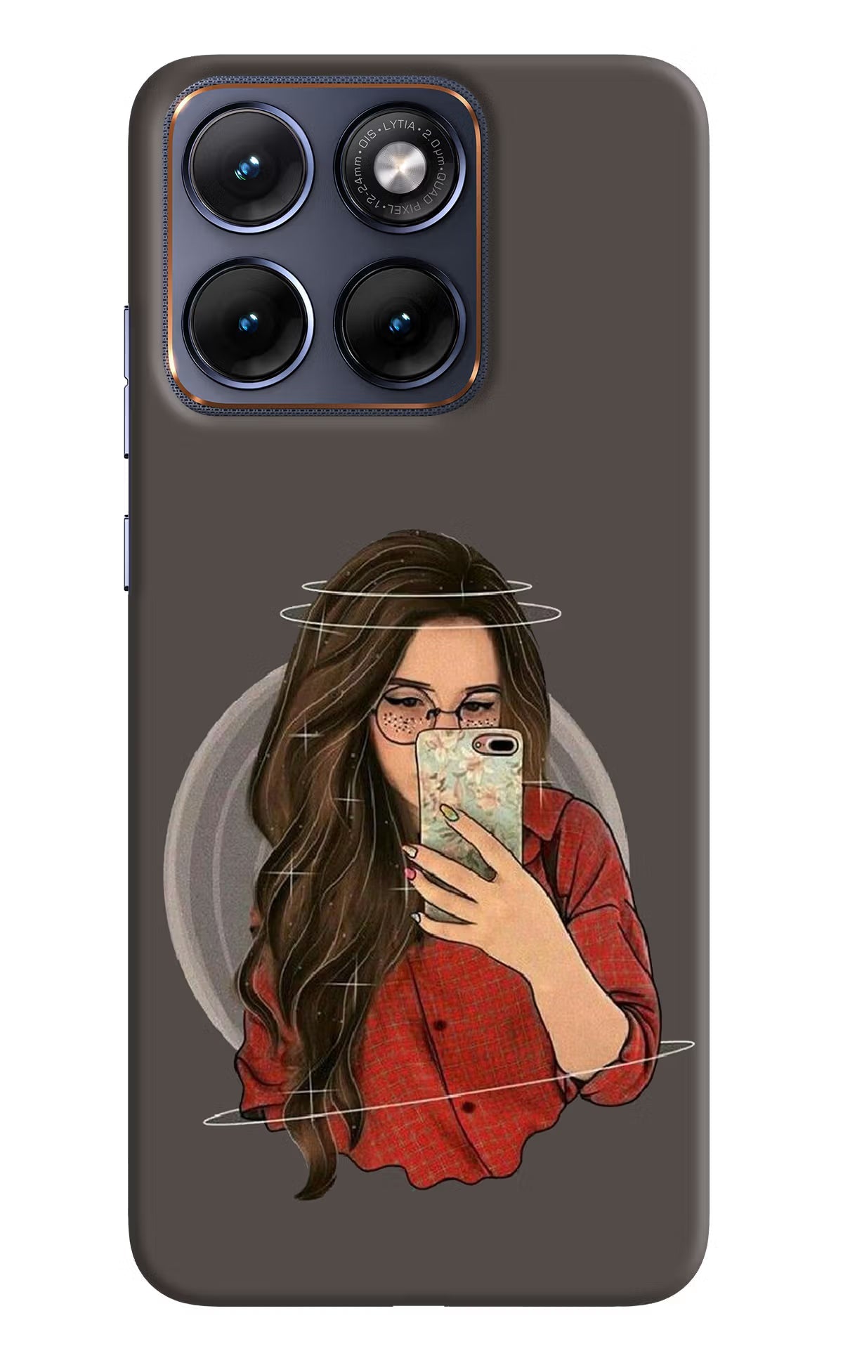 Selfie Queen Moto Edge 70 Fusion Back Cover Hard Case - Hello Swanky