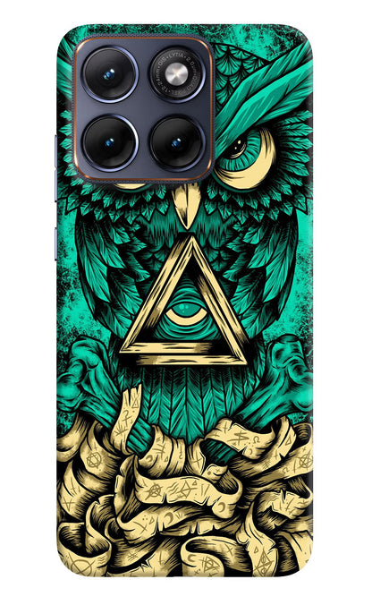 Green Owl Moto Edge 70 Fusion Back Cover Hard Case - Hello Swanky