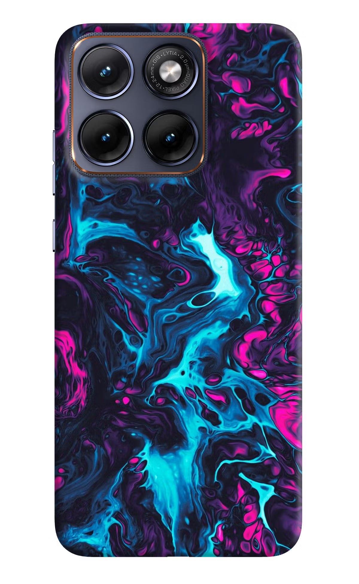 Abstract Moto Edge 70 Fusion Back Cover Hard Case - Hello Swanky