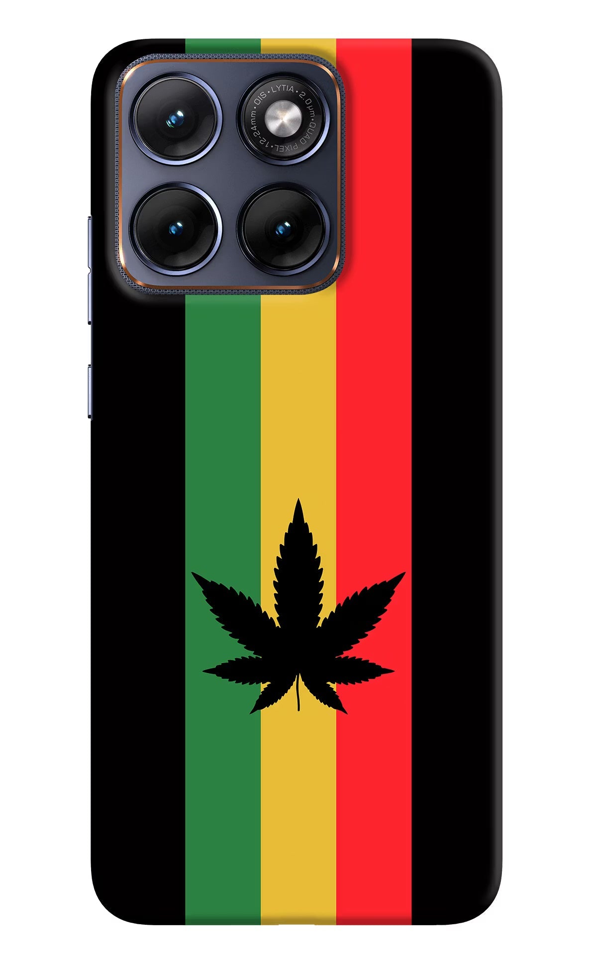 Weed Flag Moto Edge 70 Fusion Back Cover Hard Case - Hello Swanky