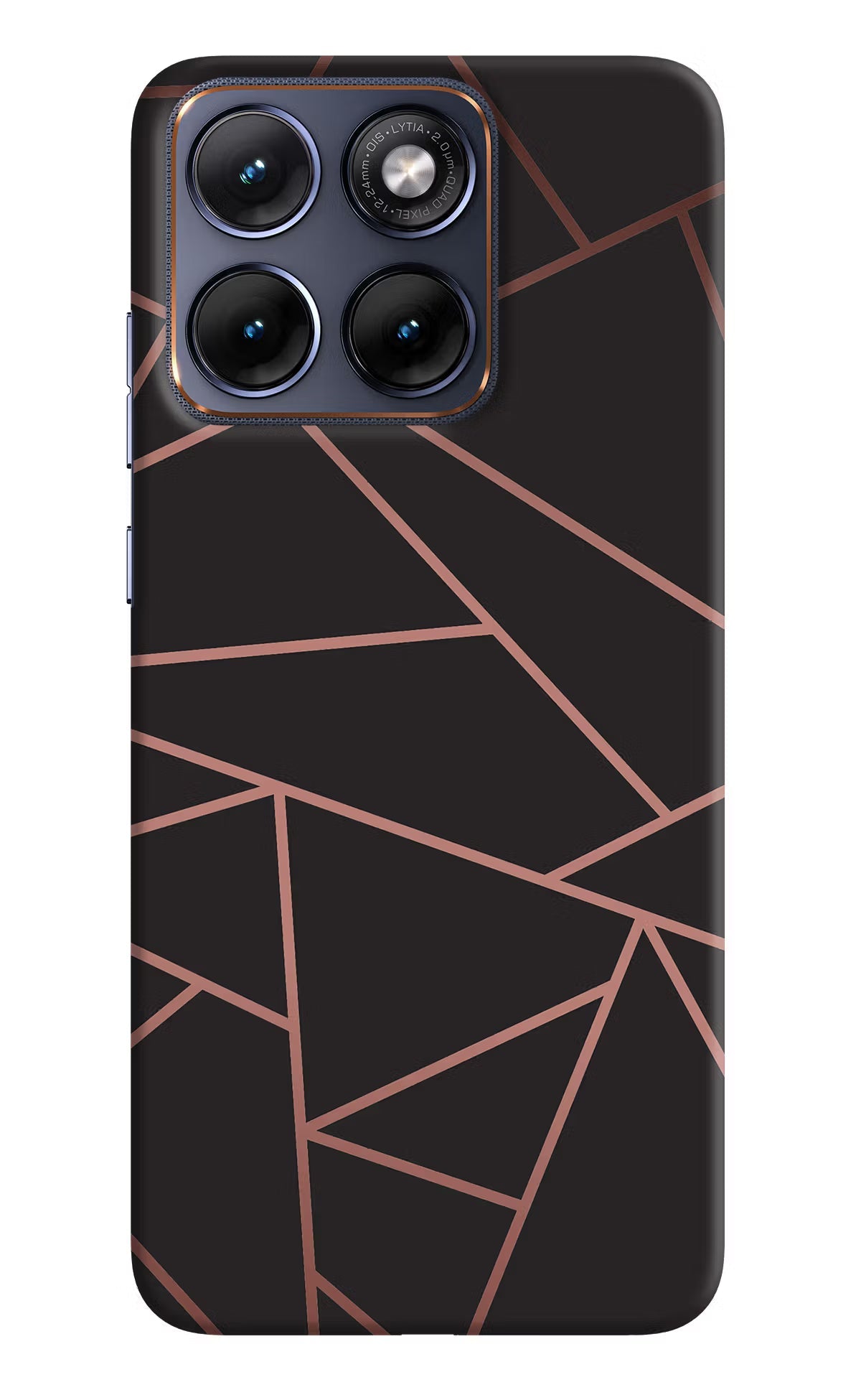 Geometric Pattern Moto Edge 70 Fusion Back Cover Hard Case - Hello Swanky