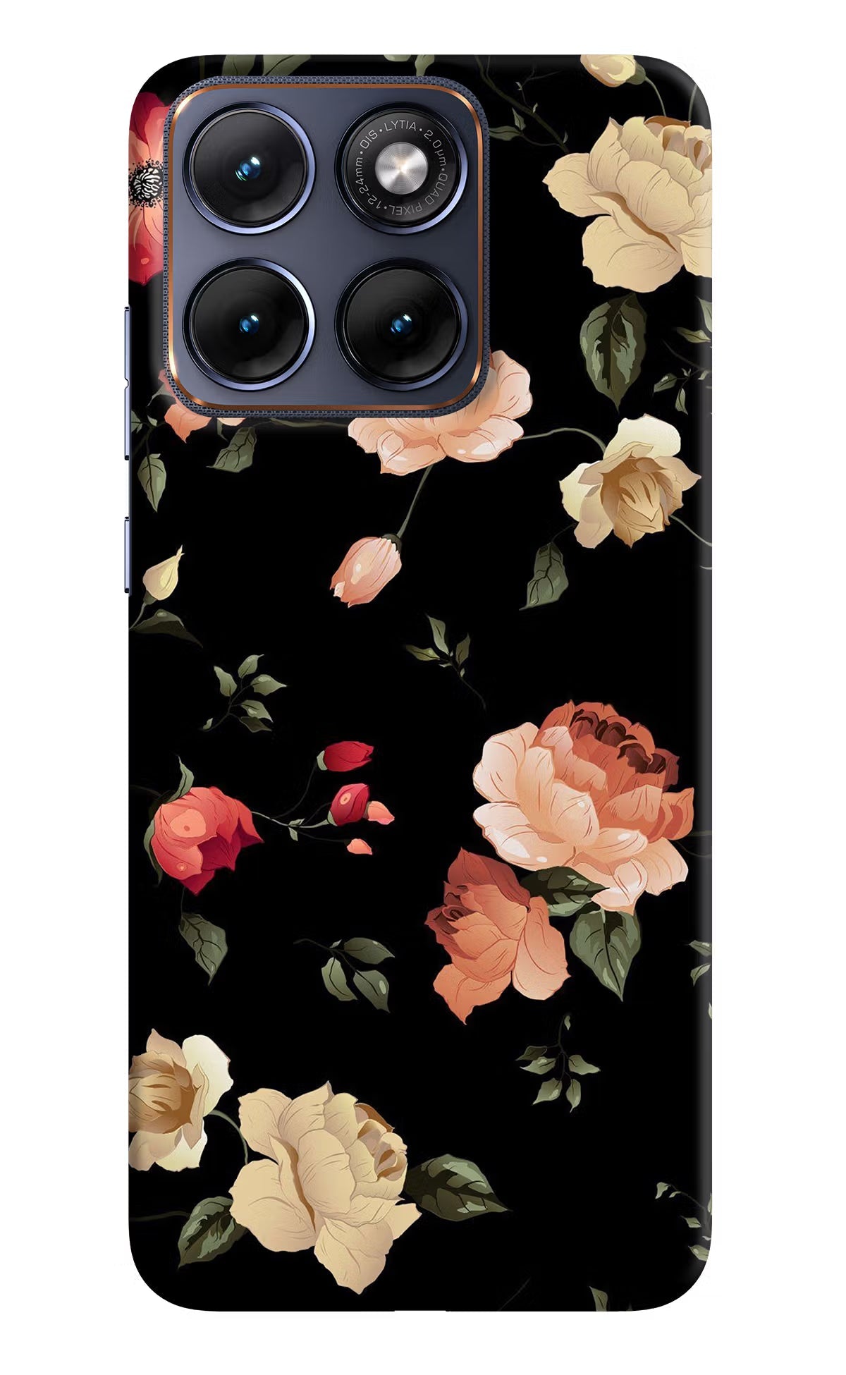 Flowers Moto Edge 70 Fusion Back Cover Hard Case - Hello Swanky