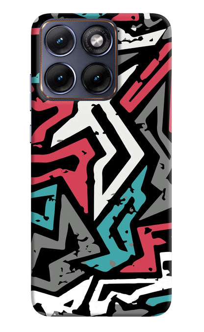 Geometric Graffiti Moto Edge 70 Fusion Back Cover Hard Case - Hello Swanky