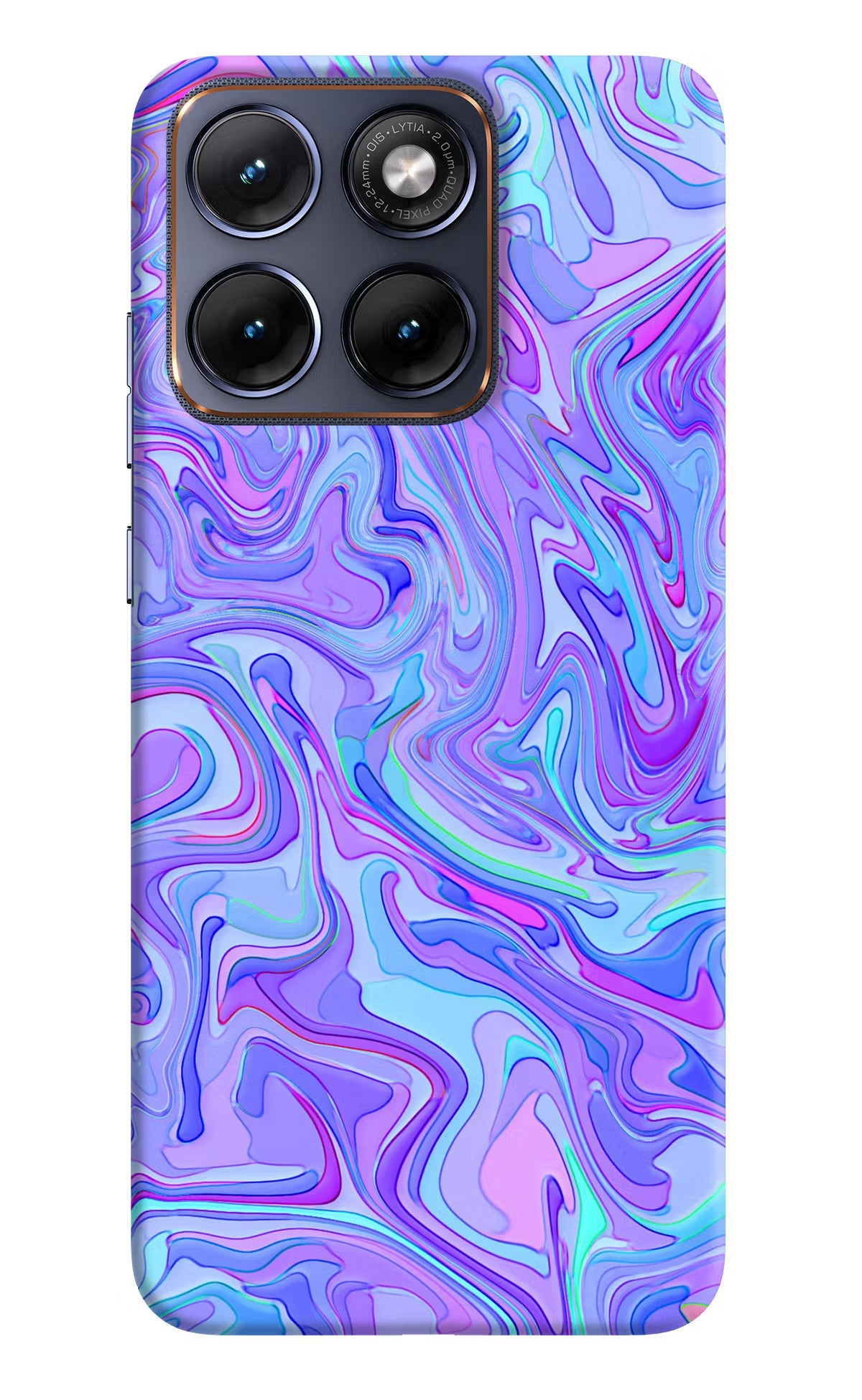 Glitter Moto Edge 70 Fusion Back Cover Hard Case - Hello Swanky