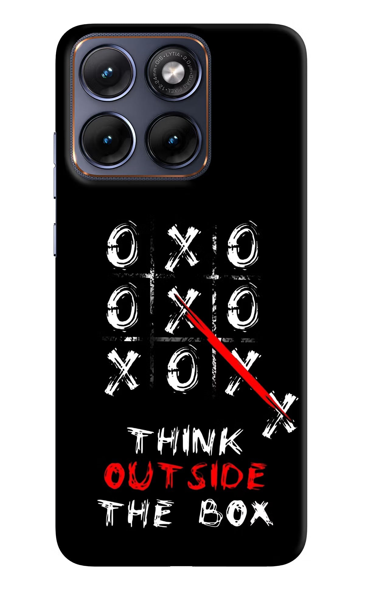 Think Out of the BOX Moto Edge 70 Fusion Back Cover Hard Case - Hello Swanky