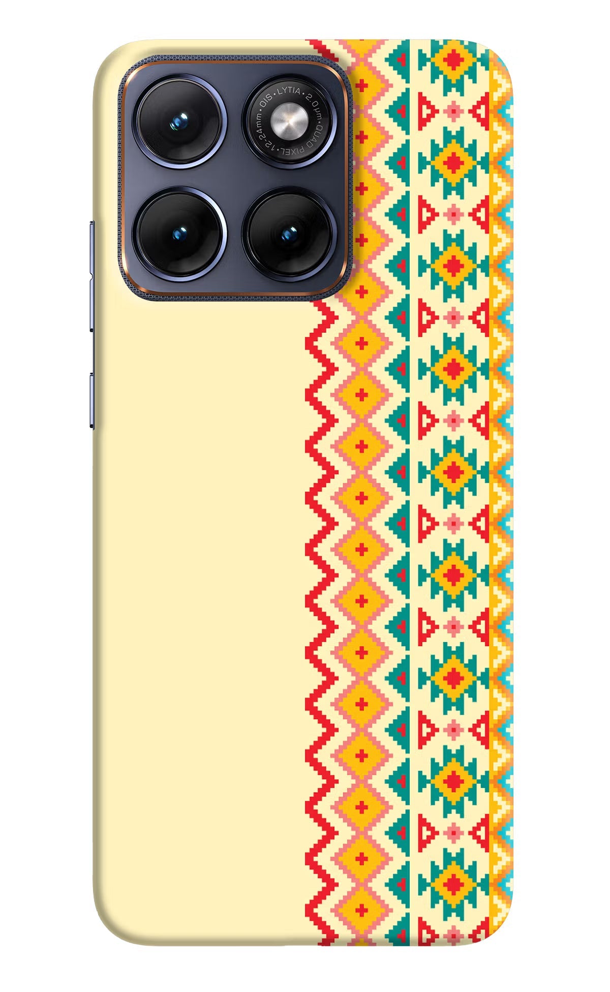 Ethnic Seamless Moto Edge 70 Fusion Back Cover Hard Case - Hello Swanky