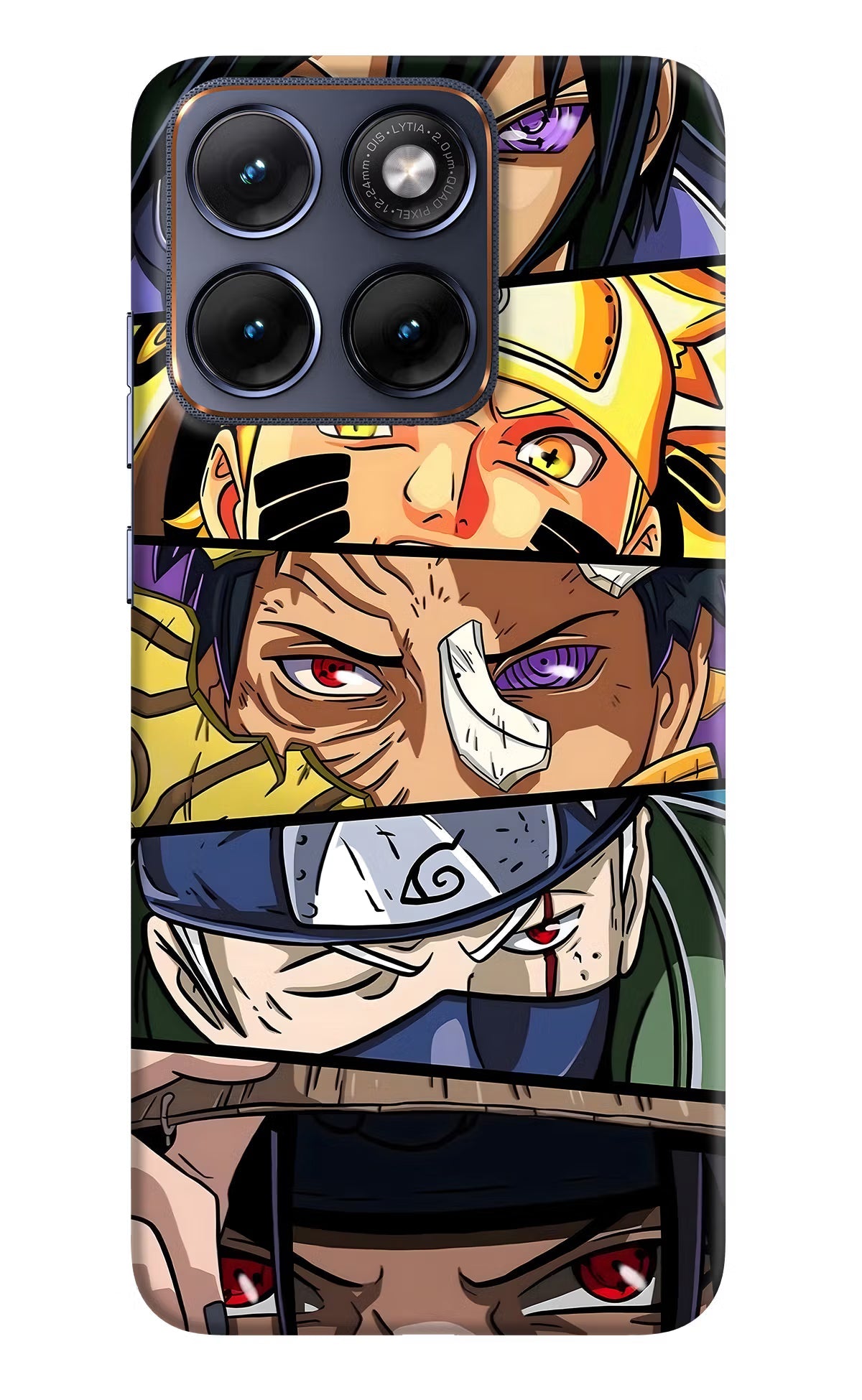 Naruto Character Moto Edge 70 Fusion Back Cover Hard Case - Hello Swanky