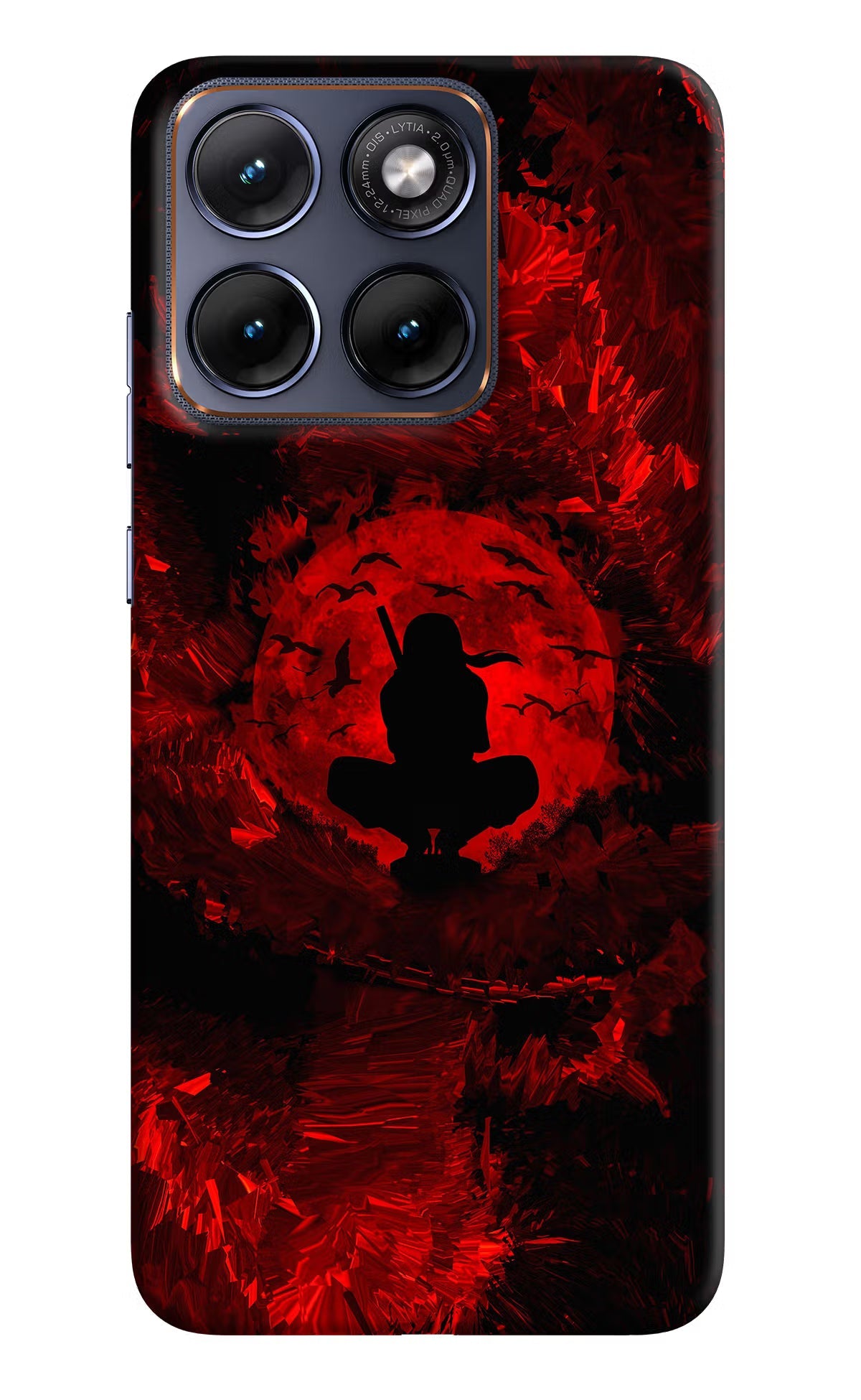 Itachi Uchiha Moto Edge 70 Fusion Back Cover Hard Case - Hello Swanky