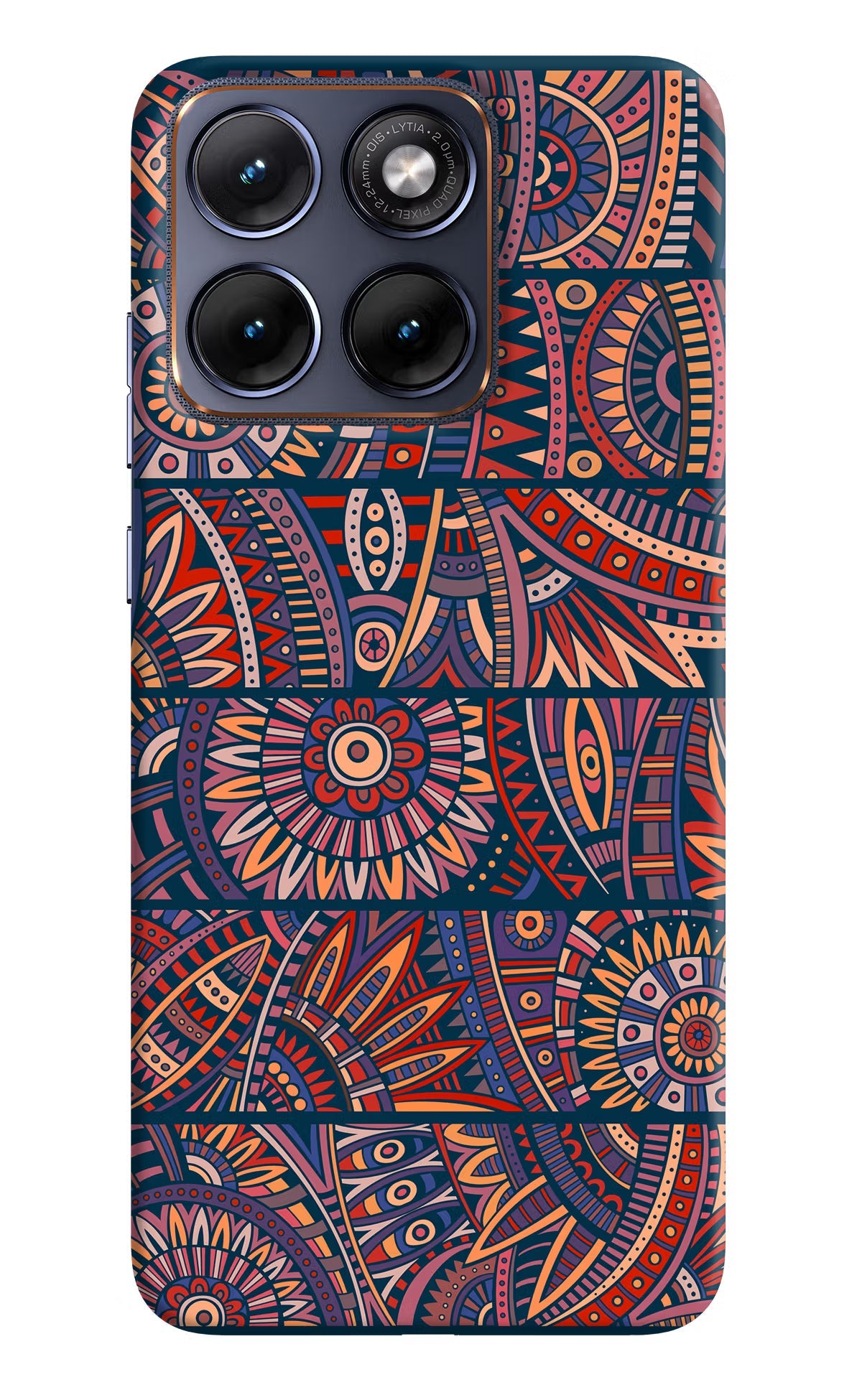 African Culture Design Moto Edge 70 Fusion Back Cover Hard Case - Hello Swanky