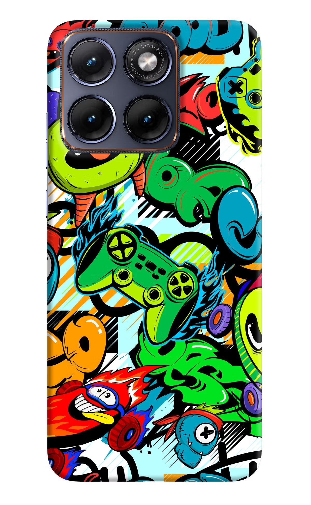 Game Doodle Moto Edge 70 Fusion Back Cover Hard Case - Hello Swanky