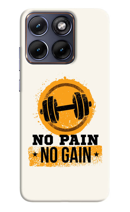 No Pain No Gain Moto Edge 70 Fusion Back Cover Hard Case - Hello Swanky