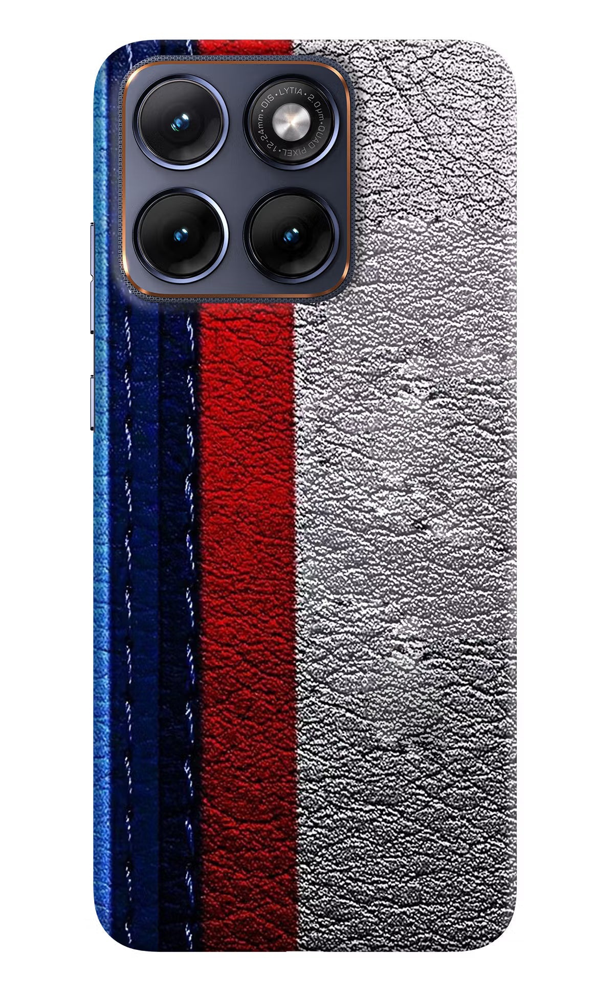 BMW Stripes Moto Edge 70 Fusion Back Cover Hard Case - Hello Swanky