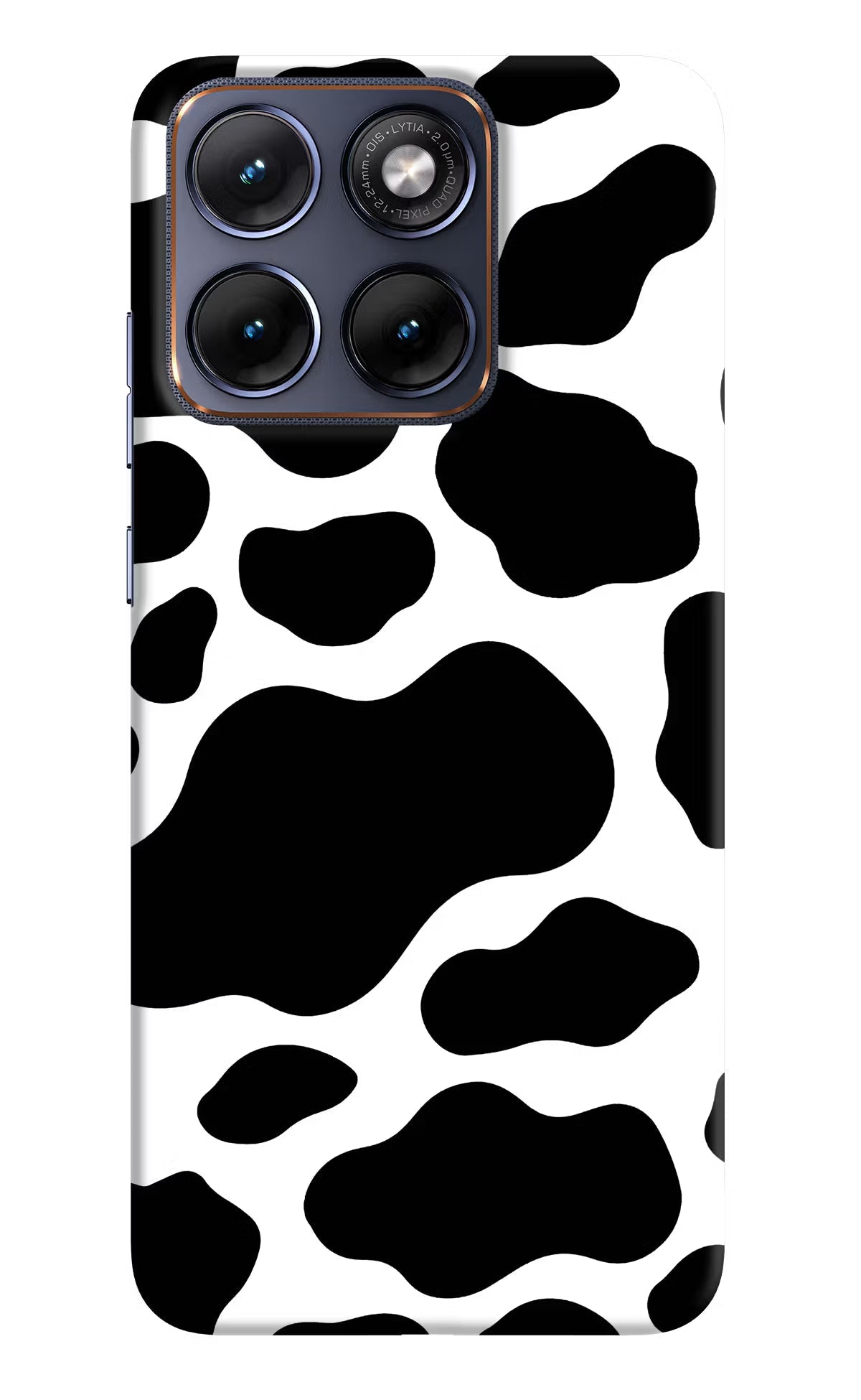 Cow Spots Moto Edge 70 Fusion Back Cover Hard Case - Hello Swanky