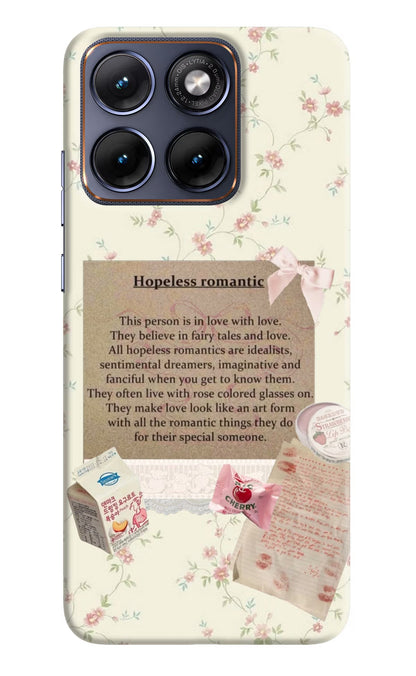 Hopeless Romantic Moto Edge 70 Fusion Back Cover Hard Case - Hello Swanky