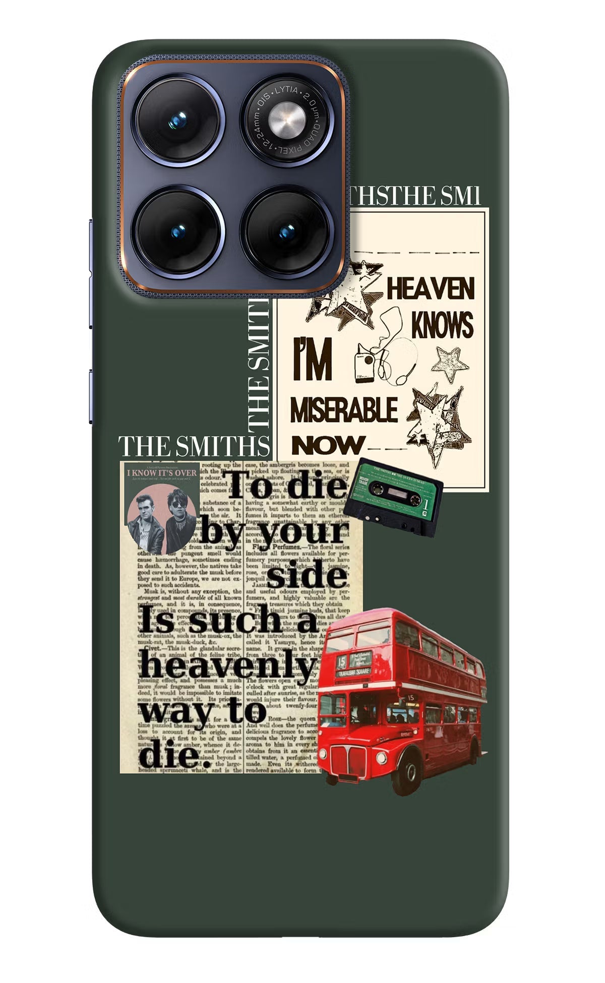 The Smiths Moto Edge 70 Fusion Back Cover Hard Case - Hello Swanky