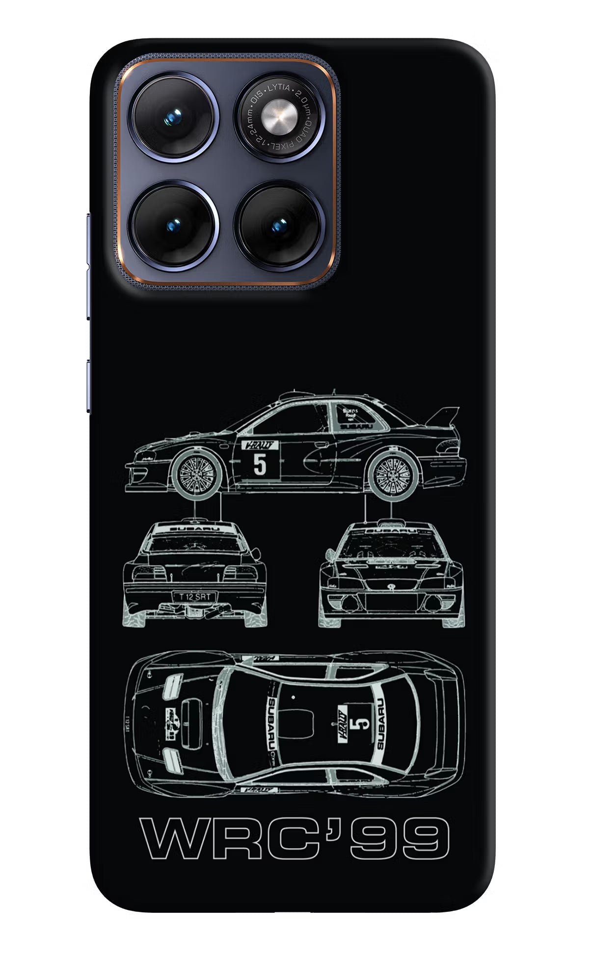 WRC'99 Moto Edge 70 Fusion Back Cover Hard Case - Hello Swanky