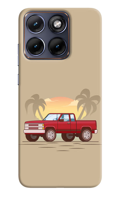 Desert Classic Drive Moto Edge 70 Fusion Back Cover Hard Case - Hello Swanky