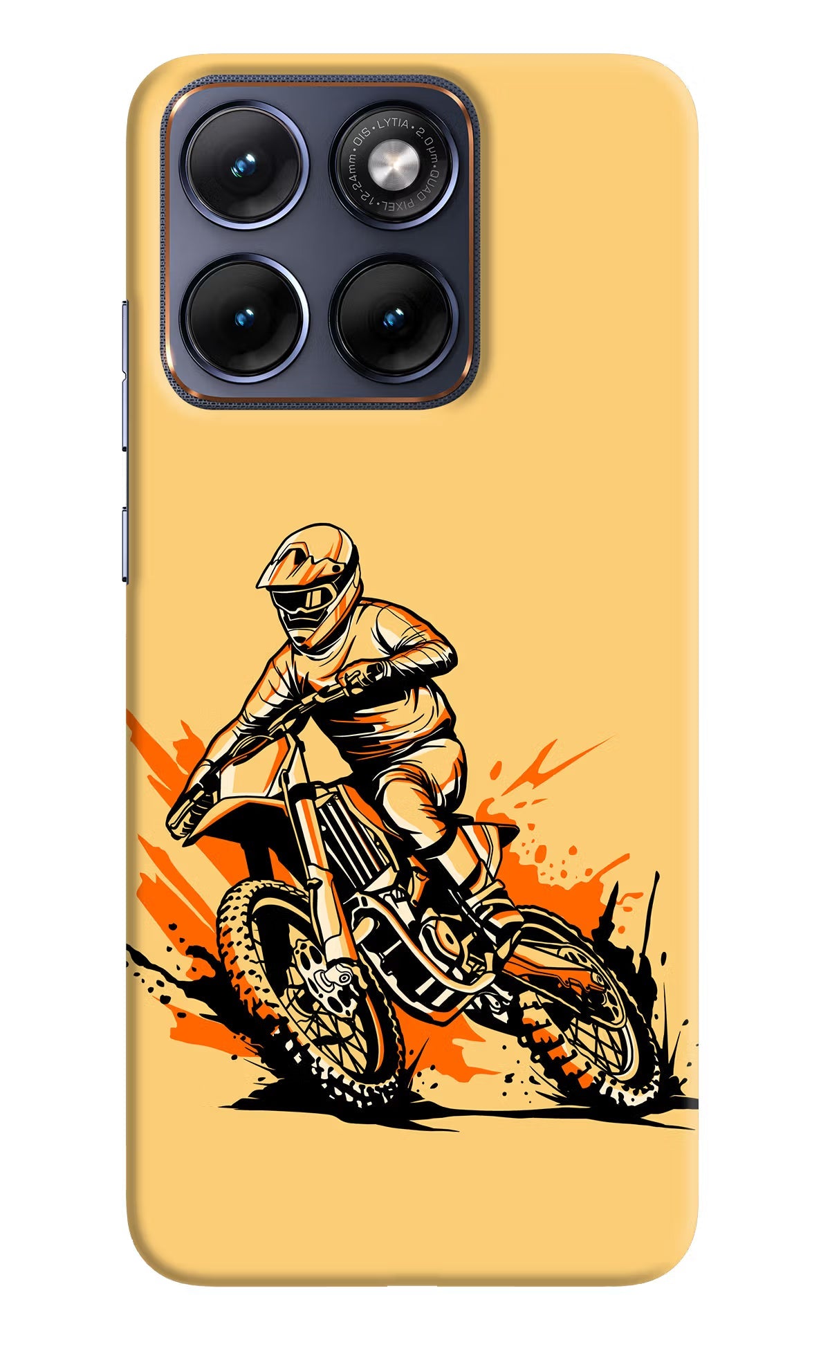 Off-Road Fury Moto Edge 70 Fusion Back Cover Hard Case - Hello Swanky