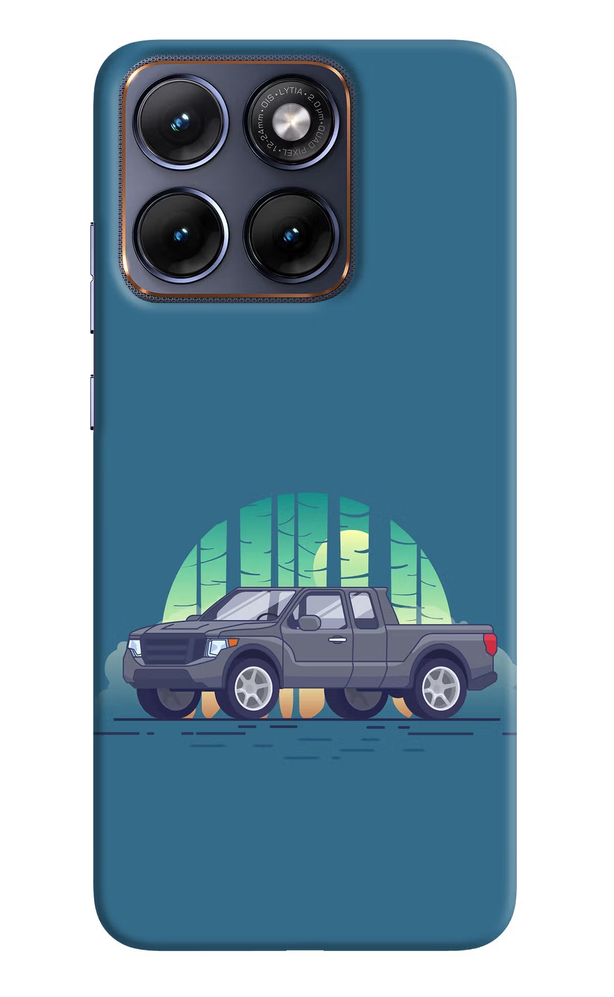 Retro Garage Vibe Moto Edge 70 Fusion Back Cover Hard Case - Hello Swanky