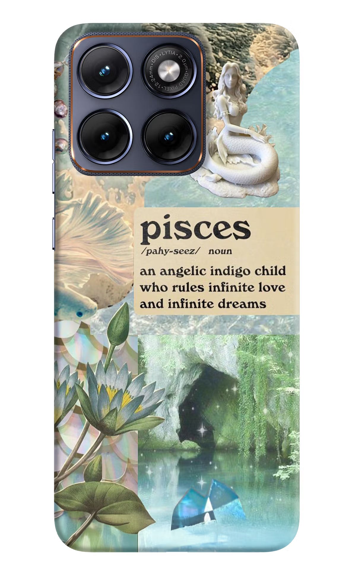 Pisces Zodiac Moto Edge 70 Fusion Back Cover Hard Case - Hello Swanky