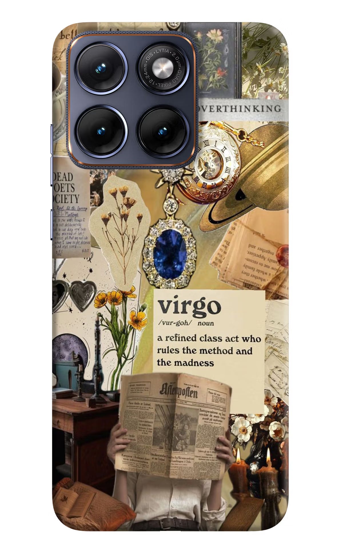 Virgo Zodiac Moto Edge 70 Fusion Back Cover Hard Case - Hello Swanky