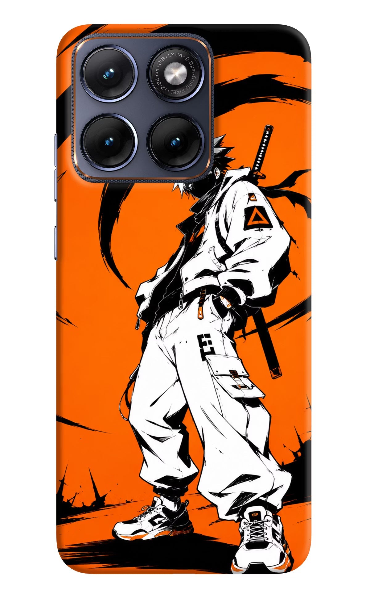 Street Samurai Moto Edge 70 Fusion Back Cover Hard Case - Hello Swanky