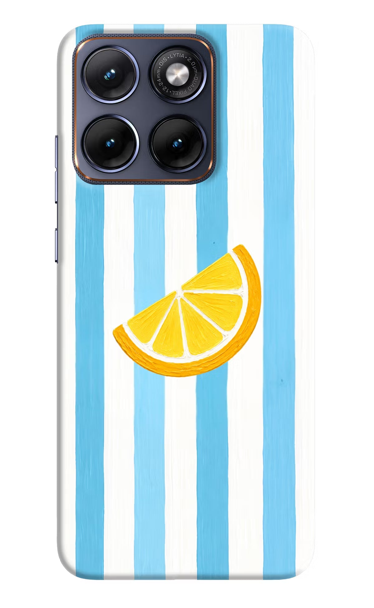 Summer Lemon Moto Edge 70 Fusion Back Cover Hard Case - Hello Swanky
