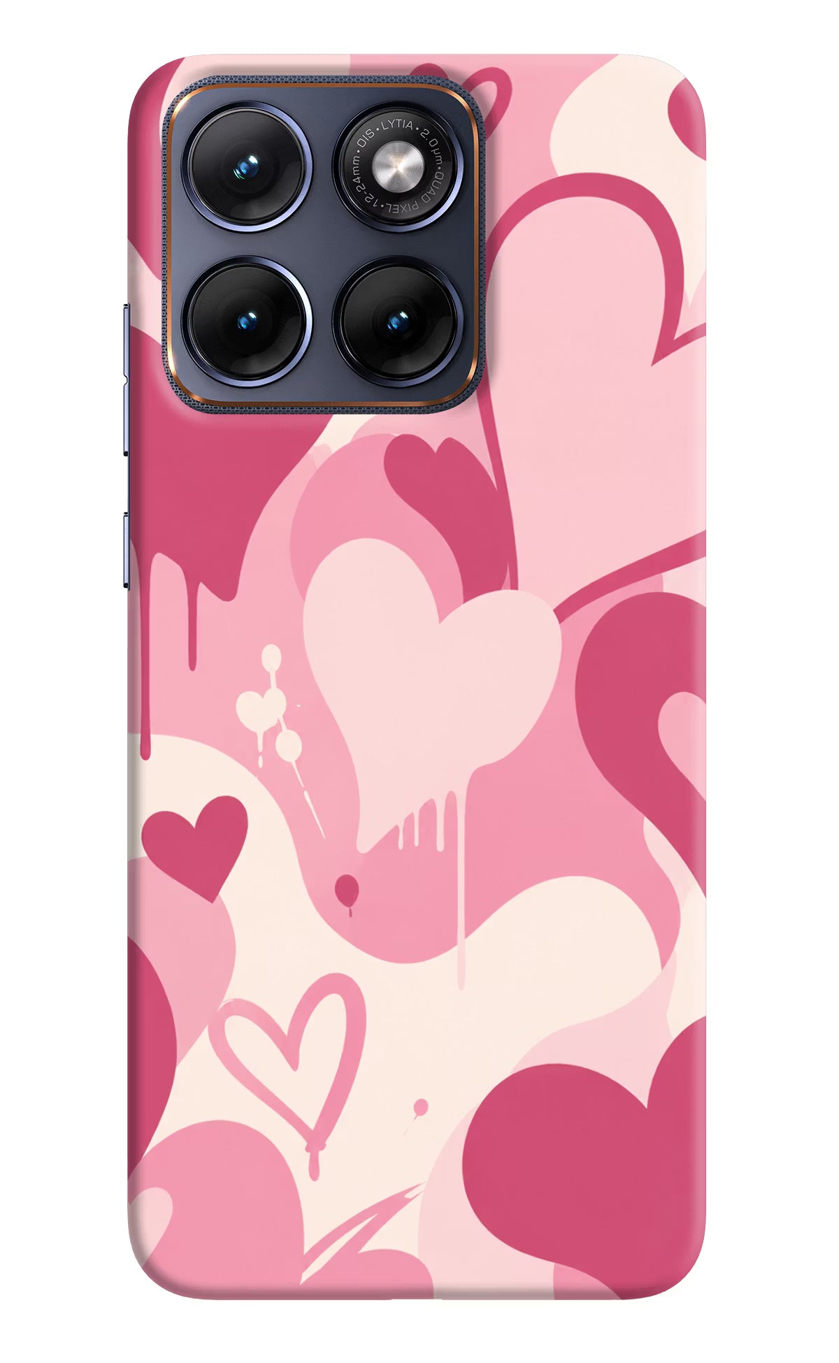 Hearty Case Moto Edge 70 Fusion Back Cover Hard Case - Hello Swanky